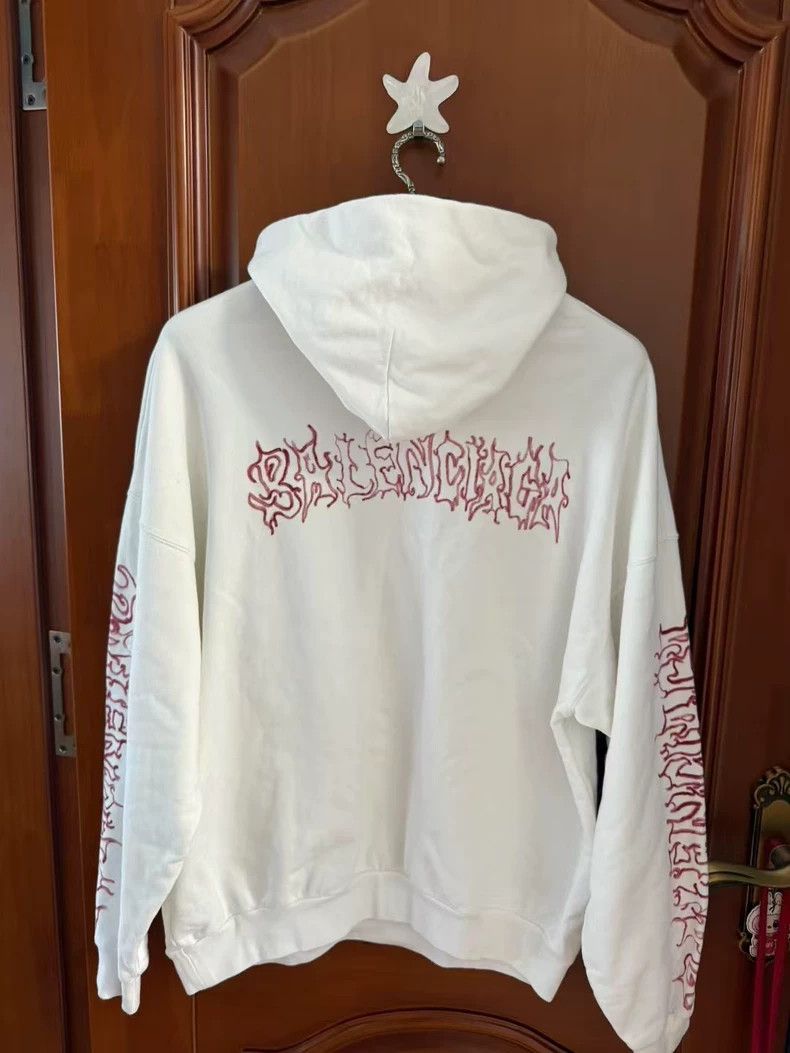 Balenciaga Balenciaga Flame the Year of the Loong defines sweater whi Size US S / EU 44-46 / 1 - 2 Thumbnail