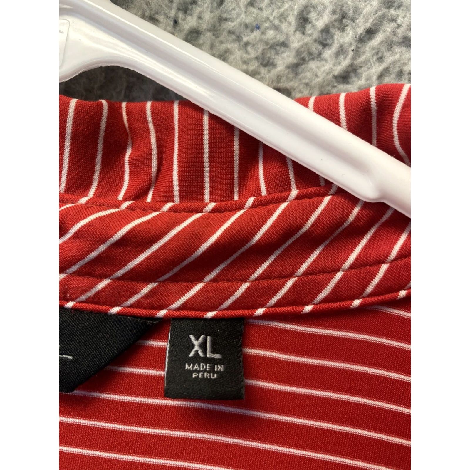Vintage Walter Hagen Polo Shirt Mens XL Red Short Sleeve Striped Golf Activewear /62-62 Size US XL / EU 56 / 4 - 4 Thumbnail