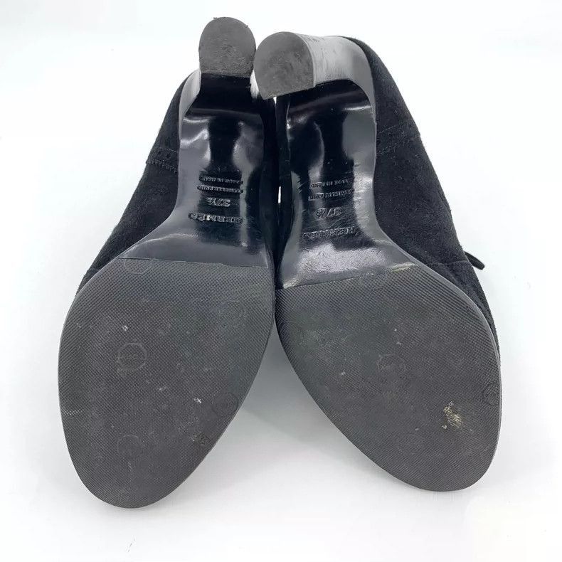 Hermes Hermes Black LaceUp High Heel Booties-2506 Size US 8 / IT 38 - 5 Thumbnail