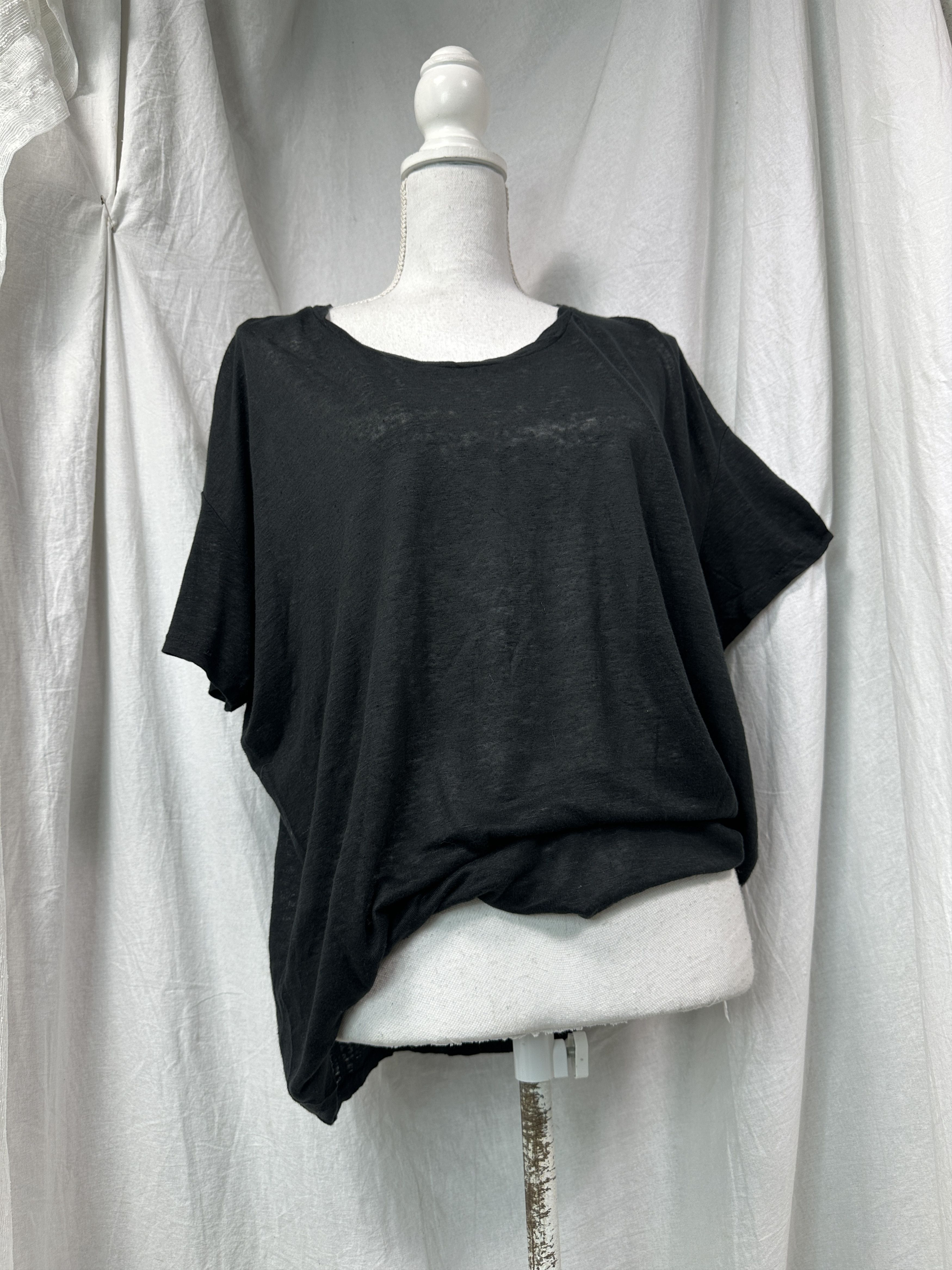 Acne Studios Vintage Avant Garde Grunge Asymmetrical Acne Top Y2K Size L / US 10 / IT 46 - 1 Thumbnail