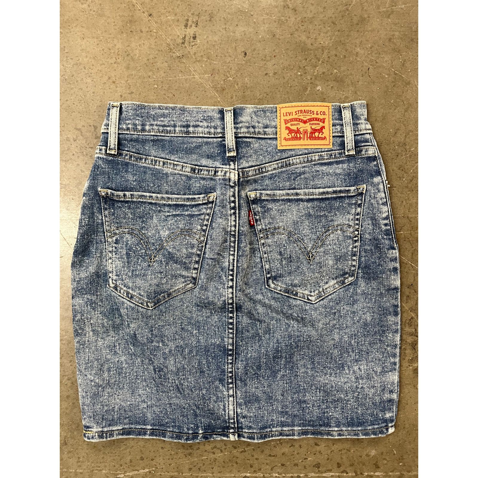 Levi's Levi’s - Mile High Skirt /25 / Stone washed Size 25" / US 0 / IT 36 - 5 Thumbnail