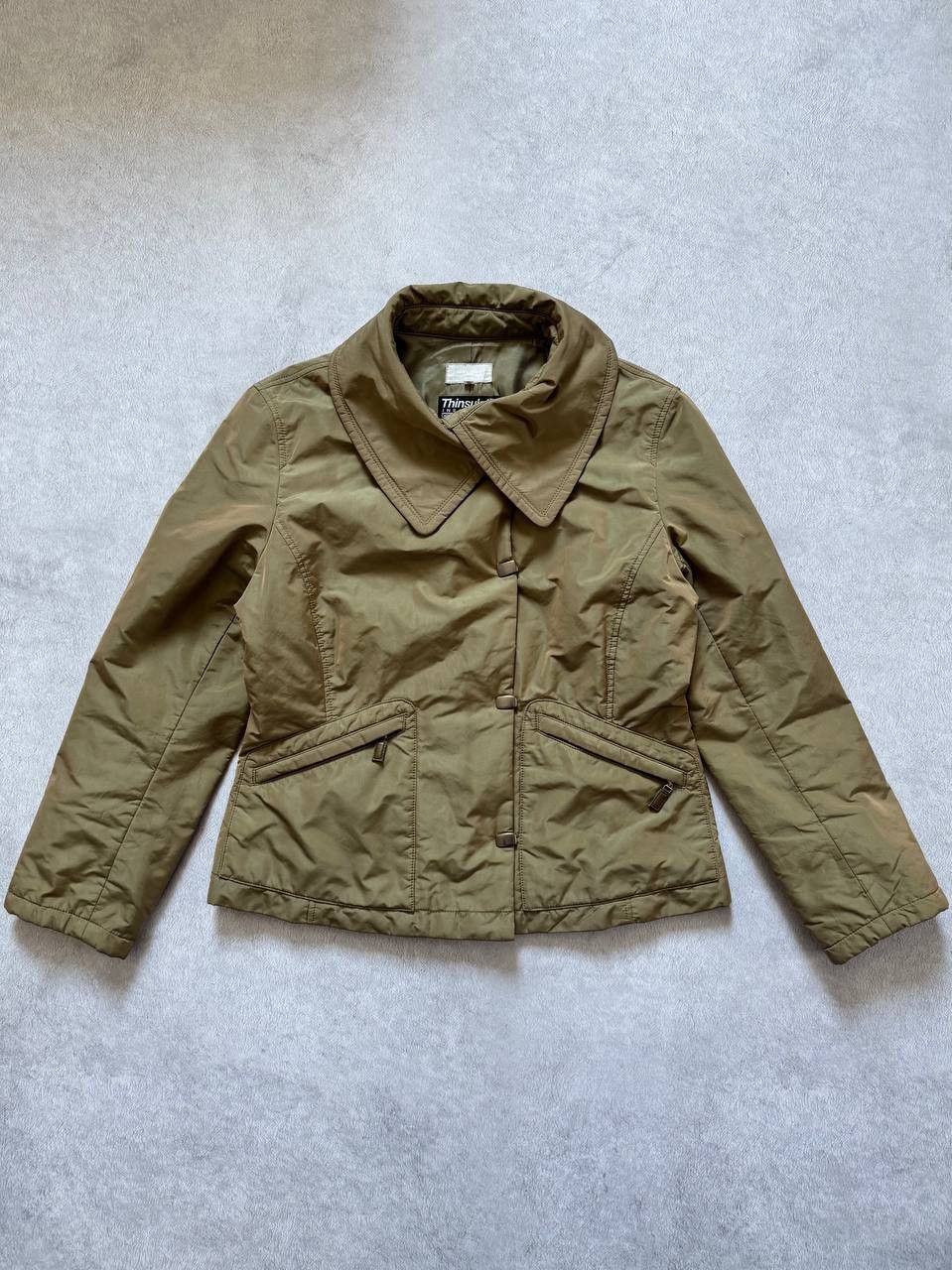 Japanese Brand Vintage Mon Gre Designer Thinsulate Jacket Metallic Nylon Size M / US 6-8 / IT 42-44 - 3 Thumbnail