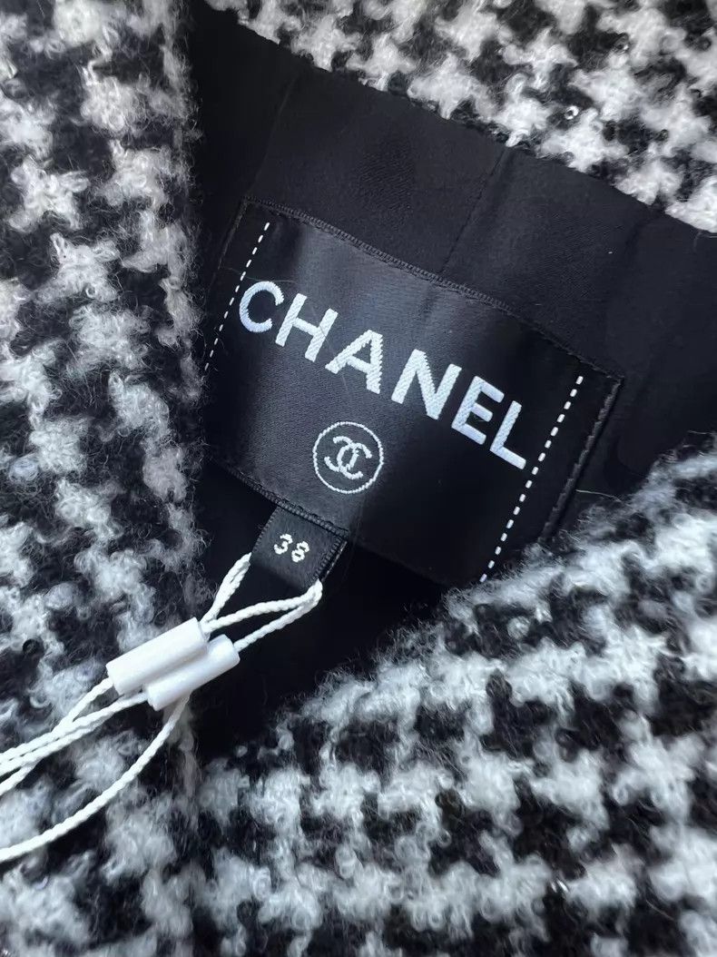 Chanel Chanel Two-pocket tweed coat with a thousand birds Size XS / US 0-2 / IT 36-38 - 6 Thumbnail