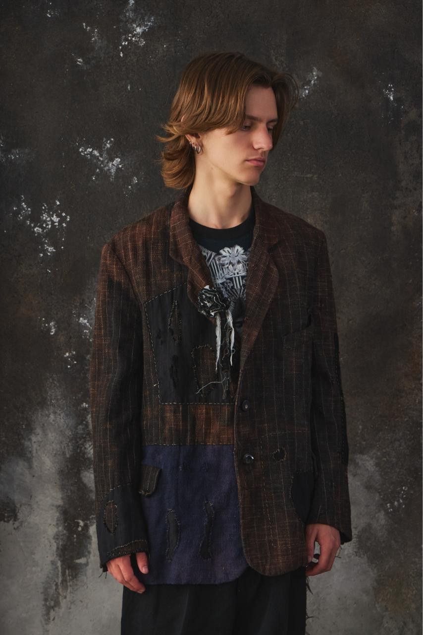 Archivio J.M. Ribot Archivio J.M. Ribot Handmade Distressed Patchwork Blazer Size US M / EU 48-50 / 2 - 5 Thumbnail