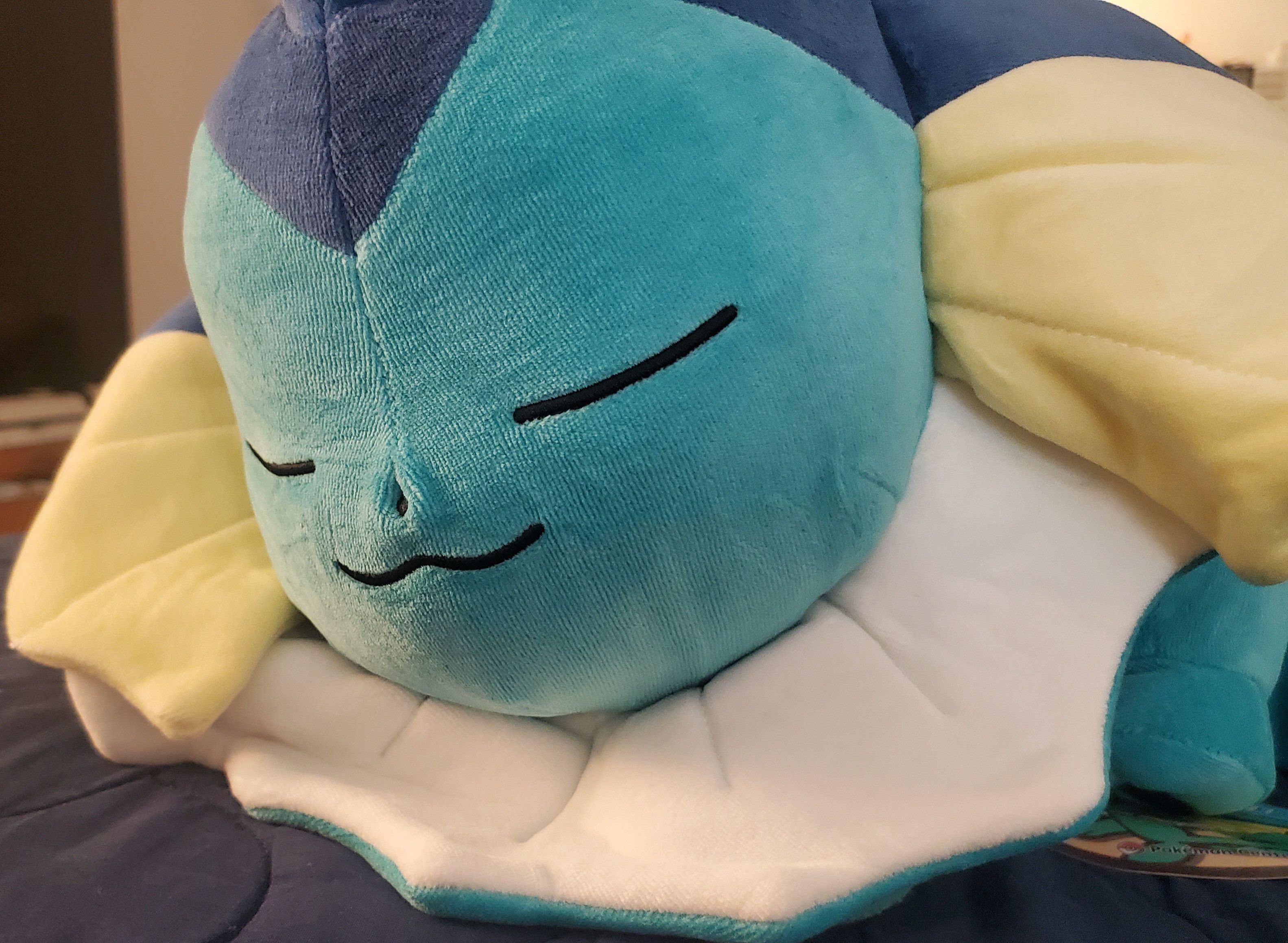 Pokemon Pokemon Center Vaporeon Sleeper Plush Eeveelution Authentic Size ONE SIZE - 2 Thumbnail