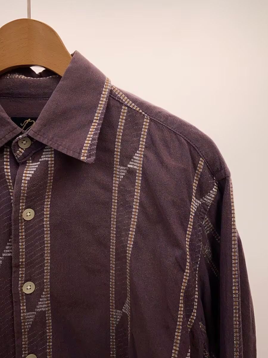 SS21 Frayed Hem Striped Button Shirt
