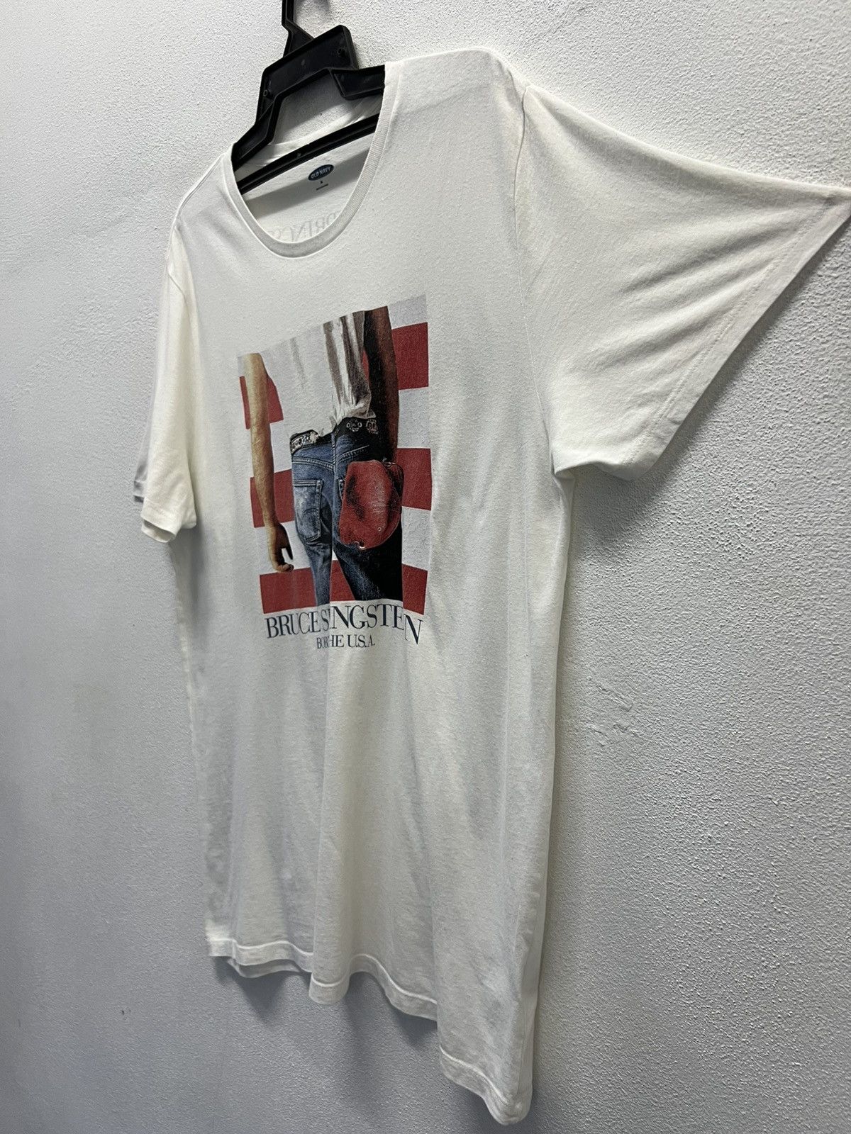 Old Navy × Vintage VINTAGE OLD NAVY BRUCE SPRINGSTEEN BORN IN USA SHIRT Size US XL / EU 56 / 4 - 5 Thumbnail