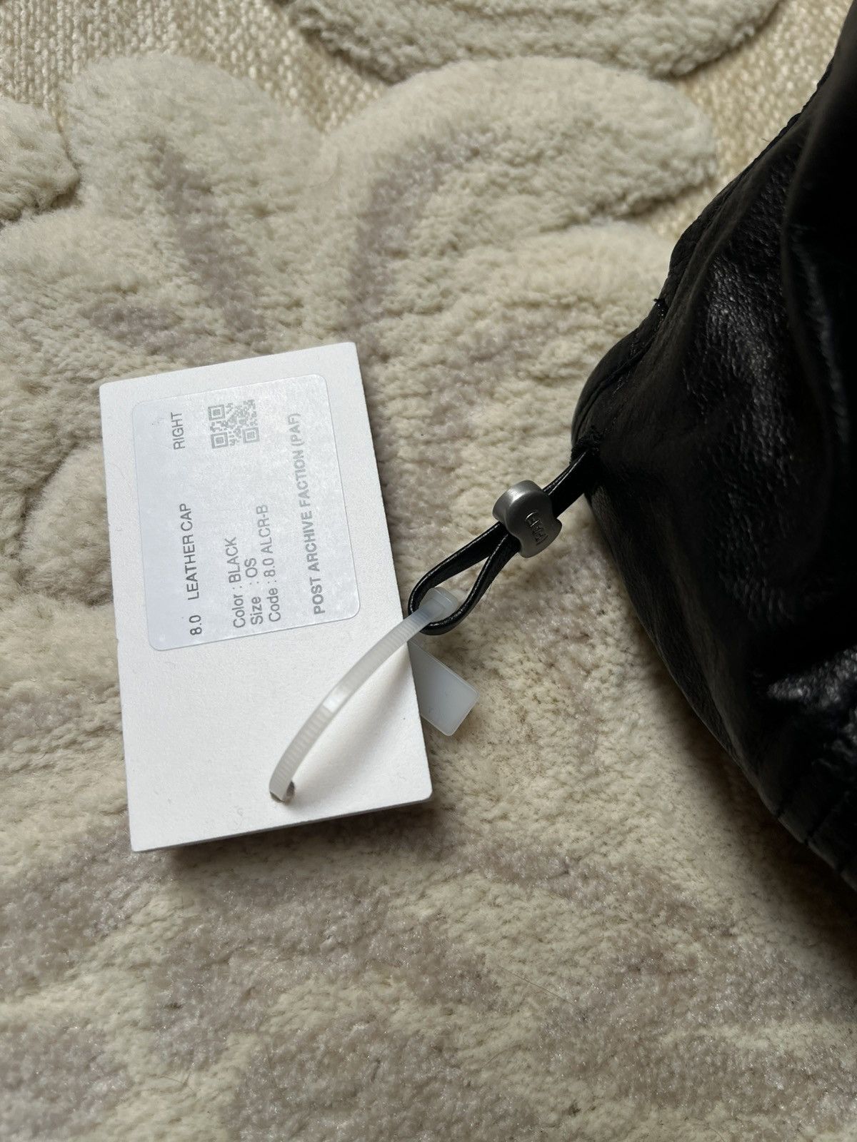 POST ARCHIVE FACTION (PAF) Post Archive Faction 8.0 Leather Cap (right) Size ONE SIZE - 5 Thumbnail