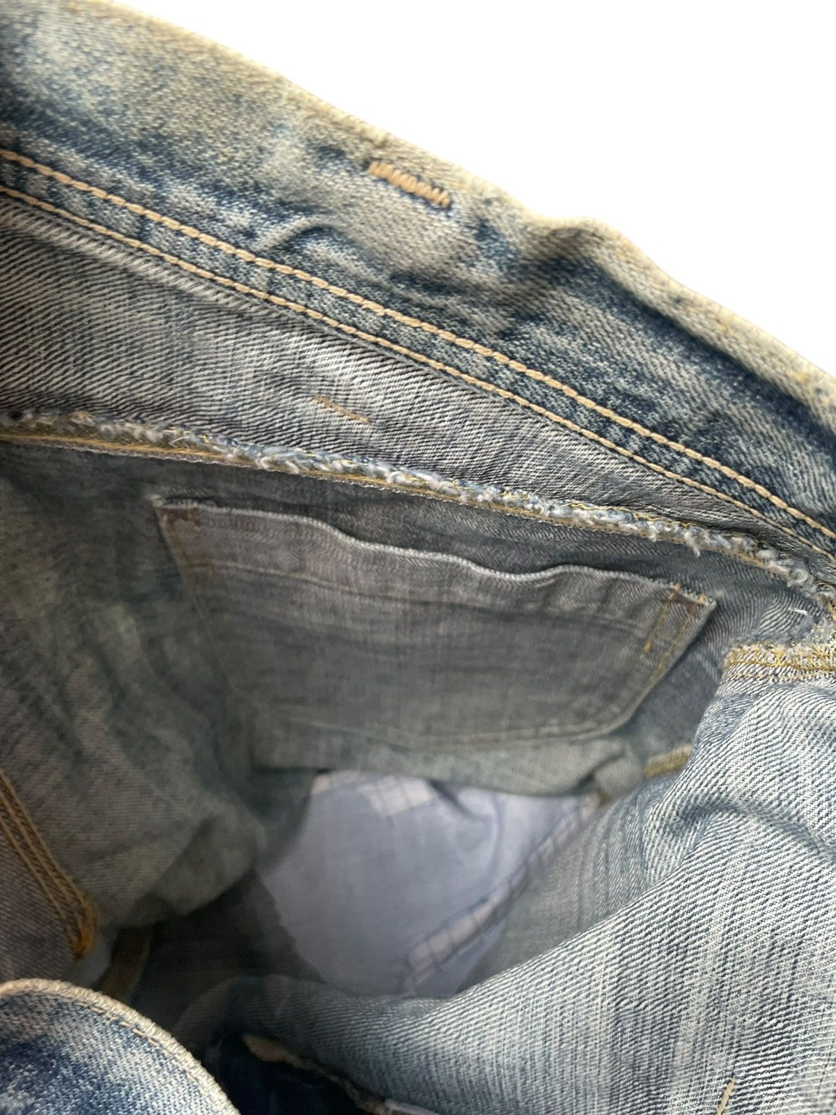 Lee Vintage Lee Distresed Denim Size US 31 - 5 Thumbnail