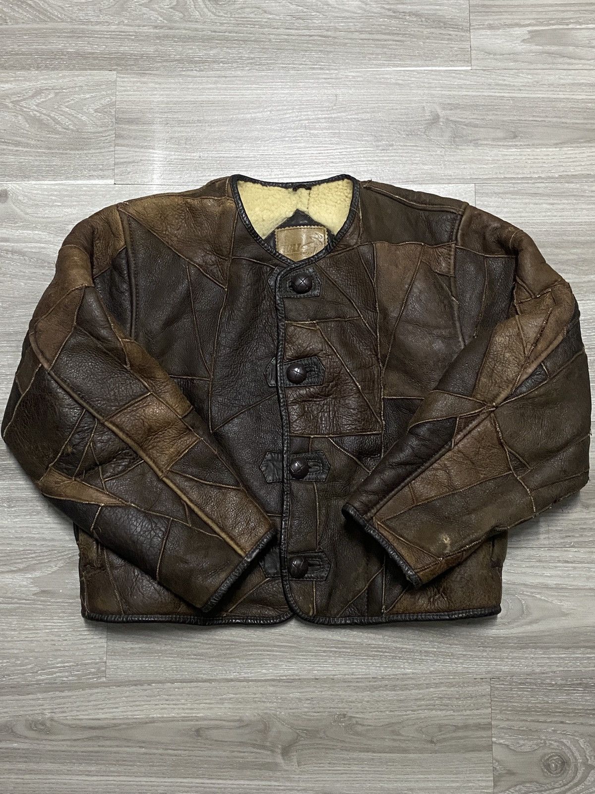 Hai Sporting Gear Hai sporting gear by Issey miyake Leather patch work jacket Size US M / EU 48-50 / 2 - 1 Thumbnail