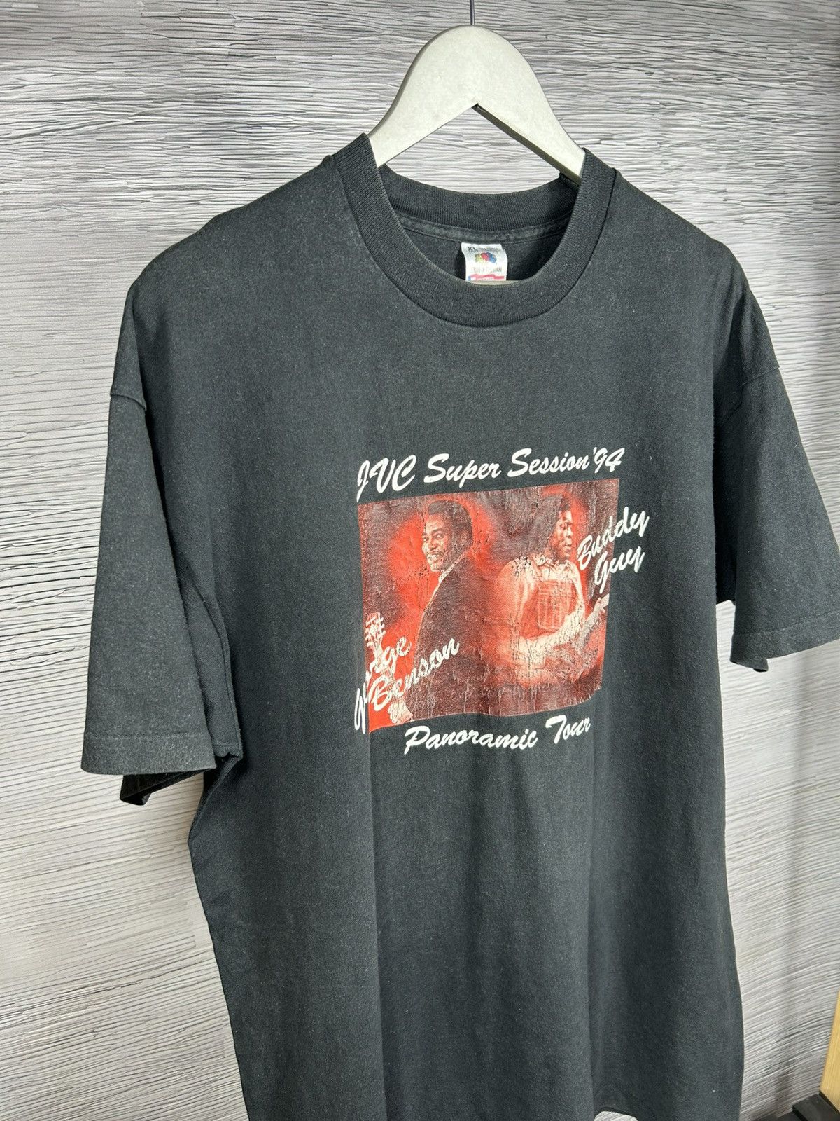 Band Tees Vintage 1994 Buddy Guy George Benson Panoramic Tour T-Shirt Size US XL / EU 56 / 4 - 3 Thumbnail