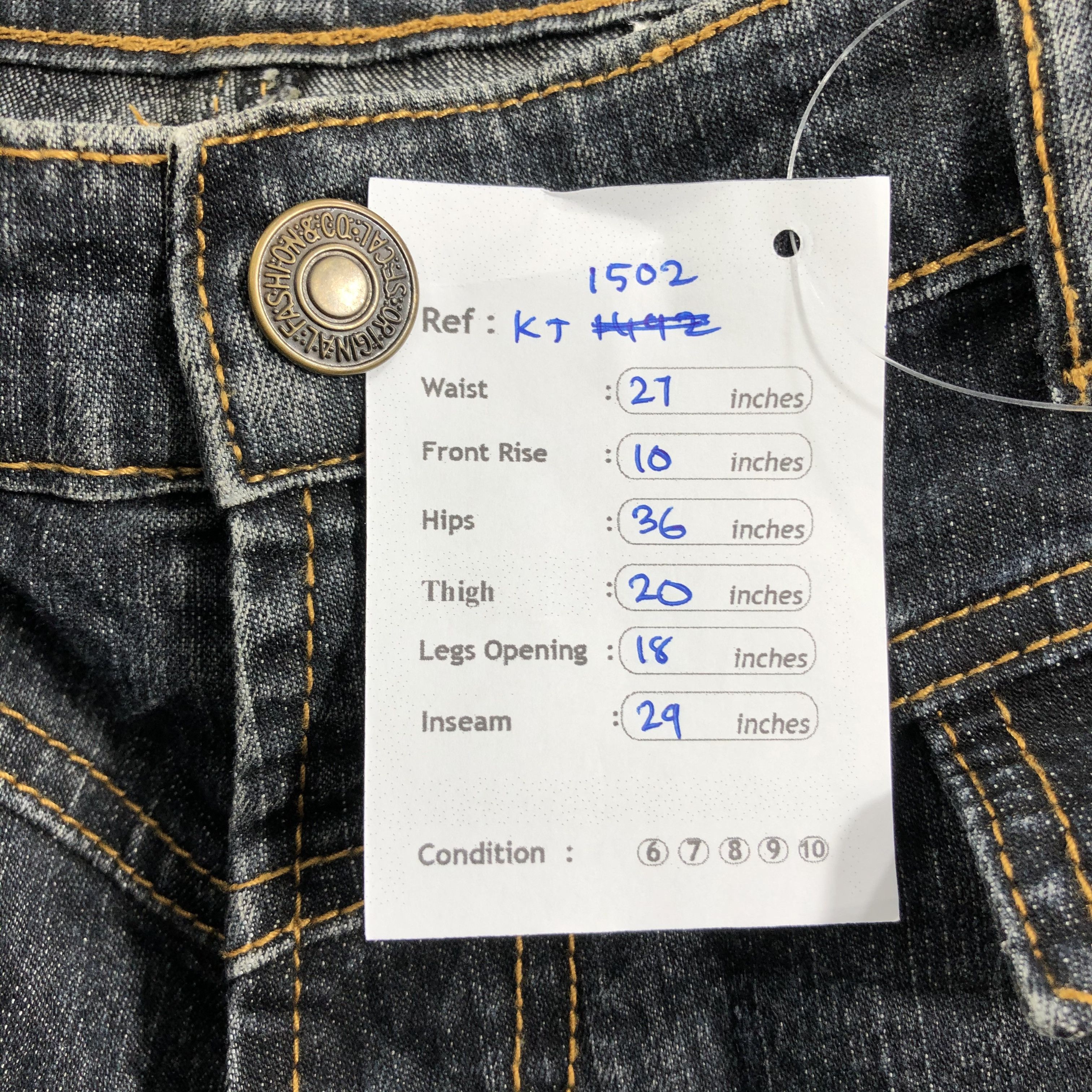 Japanese Brand Japanese Brand Jeans Flare Denim KJ1502 Size US 27 - 10 Thumbnail