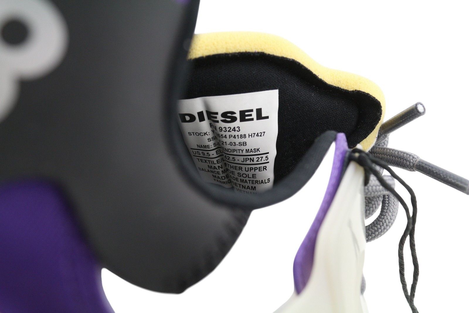 Diesel S-SERENDIPITY MASK EU42.5 Grey 41072 Size US 9.5 / EU 42-43 - 11 Thumbnail