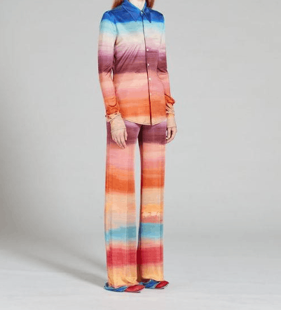 Marni o1srvl11e0624 Shirt in Multicolor Size M / US 6-8 / IT 42-44 - 3 Thumbnail