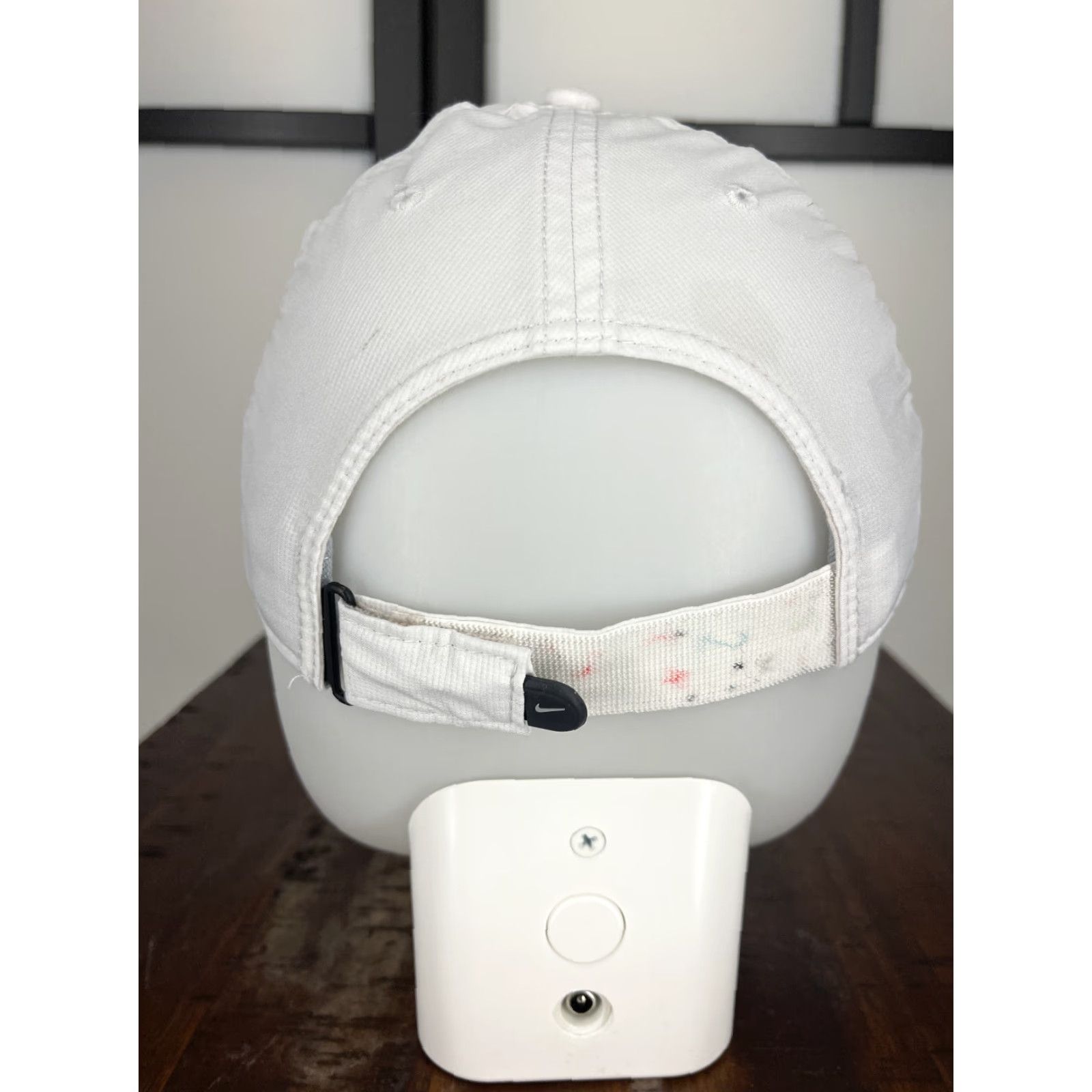 Nike Nike Hat Cap Strap Back Adult One Size White Legacy91 Dri-Fit Polyester Golfer Size ONE SIZE - 6 Thumbnail