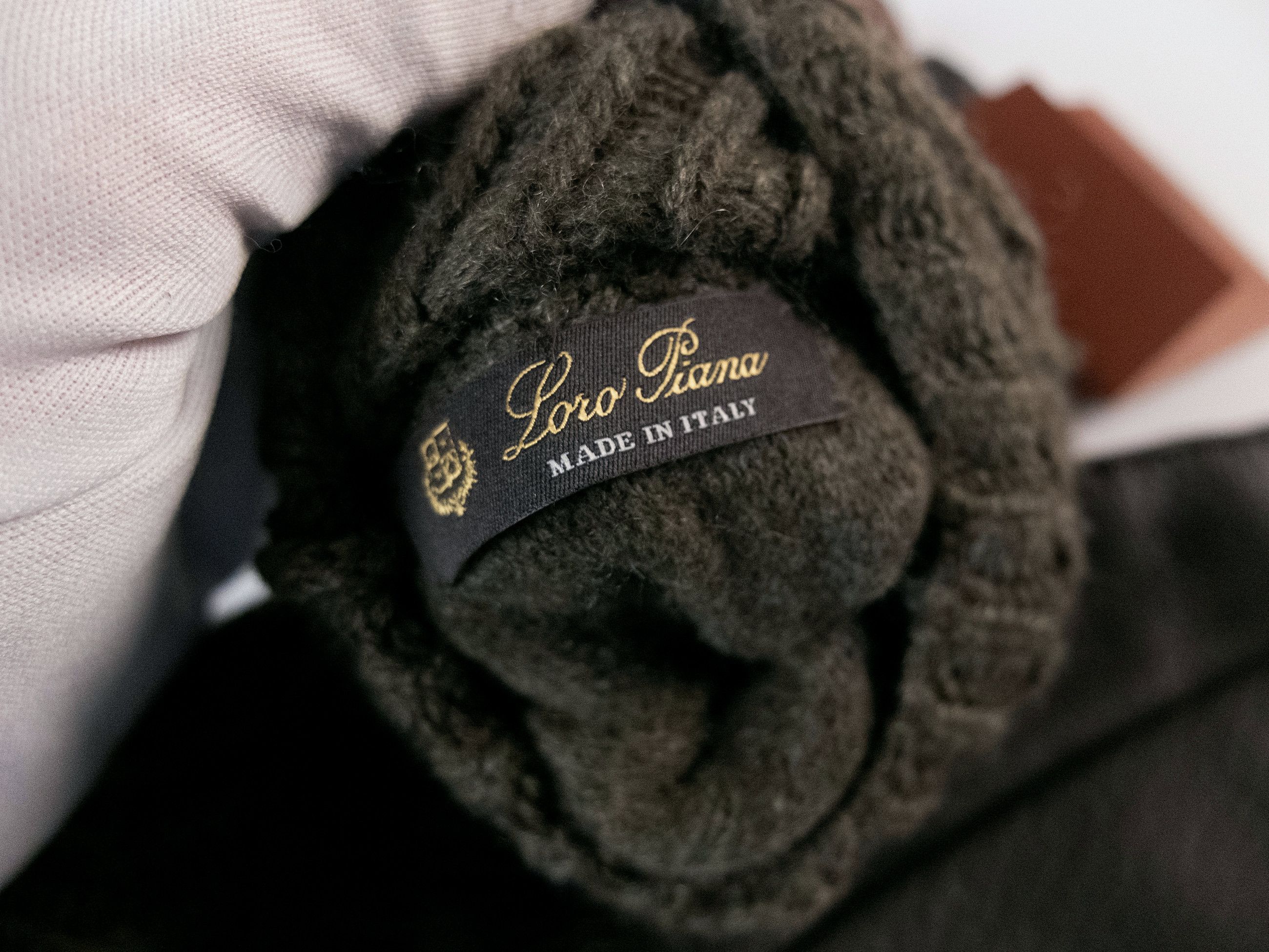 Loro Piana LORO PIANA green deer leather & baby cashmere gloves Medium Size ONE SIZE - 8 Thumbnail