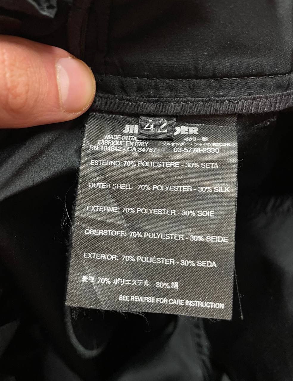 Jil Sander JIL SANDER Pants 30%Silk / 70%Polyester Size 28" / US 6 / IT 42 - 7 Thumbnail