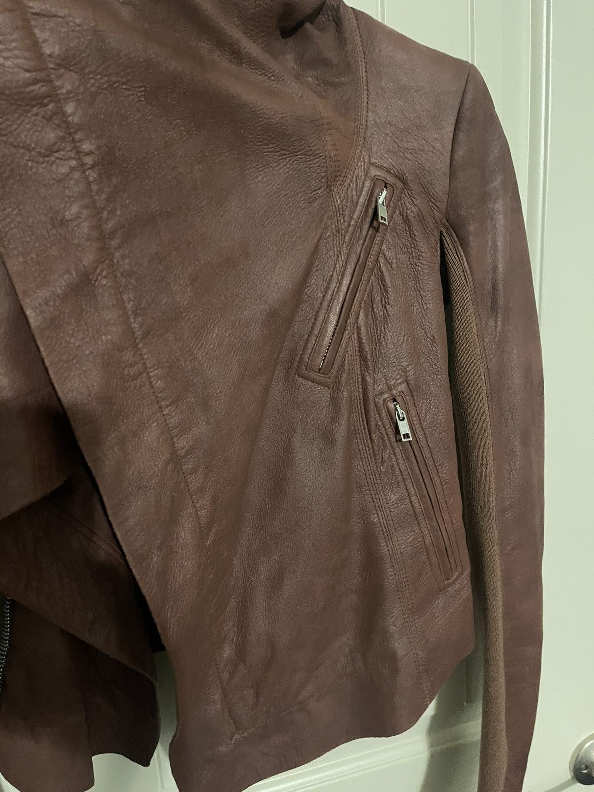 Rick Owens Women’s Rick Owens Leather Jacket Size XS / US 0-2 / IT 36-38 - 6 Thumbnail