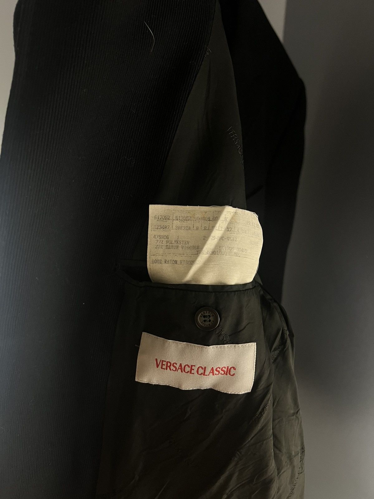 Versace Jeans Couture × Vintage VERY RARE VERSACE CLASSIC BLAZER SUIT JACKET DESIGNER LUXURY Size 50L - 5 Thumbnail