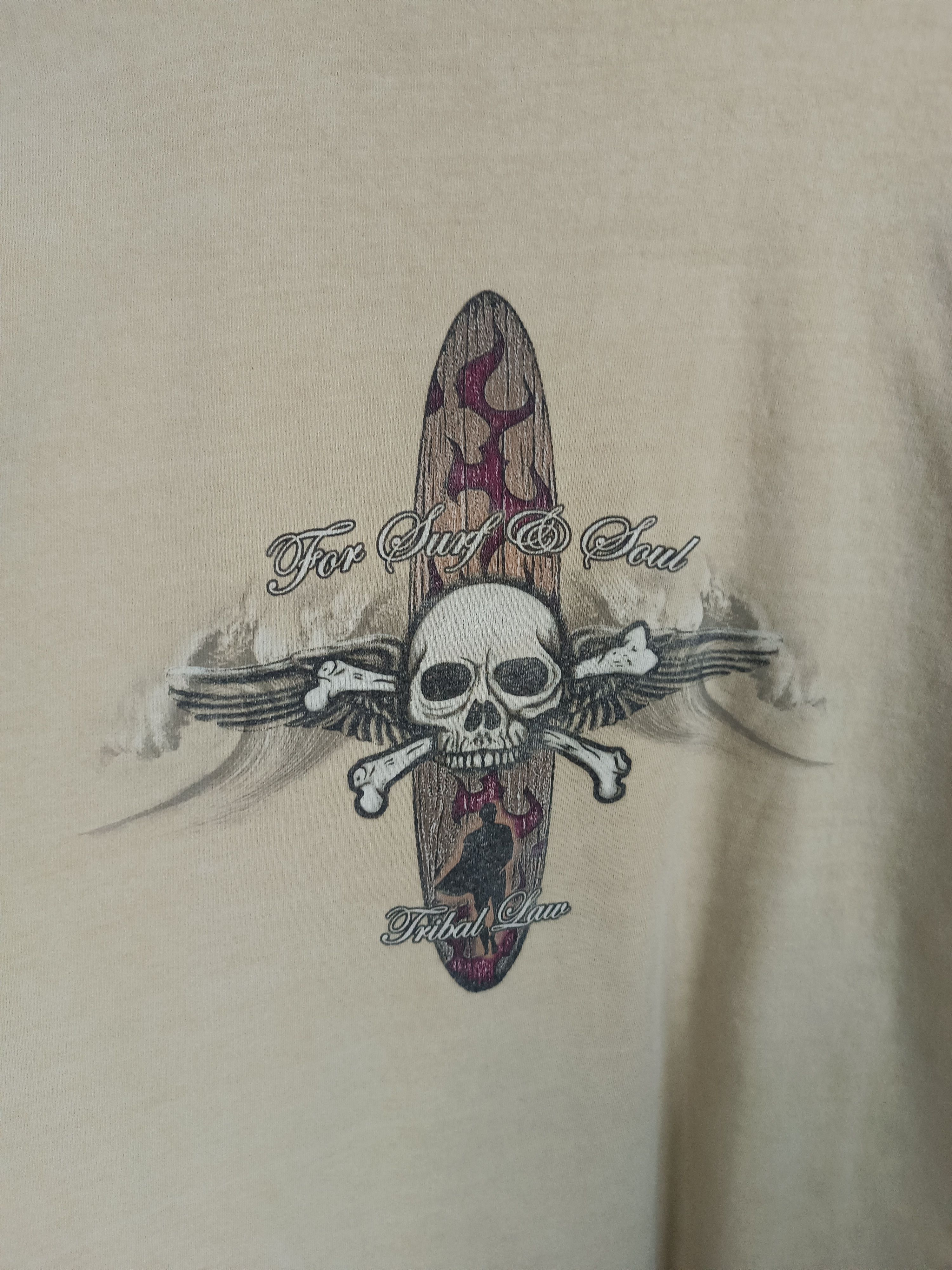 Tribal Streetwear VINTAGE 2000s TRIBAL LAW FOR SURF & SOUL Y2K CRAZY SHIRT Size US XL / EU 56 / 4 - 12 Thumbnail