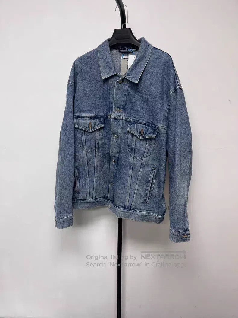 Balenciaga Balenciaga Washed Fabric Denim Jacket Size XS / US 0-2 / IT 36-38 - 2 Thumbnail
