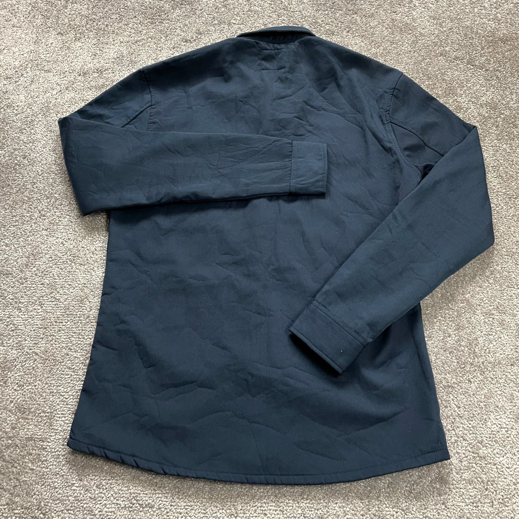 Nomad Nomad Shirt Mens Small Blue Polo Button Down Long Sleeve Workwear NWT New Size 36R - 2 Thumbnail