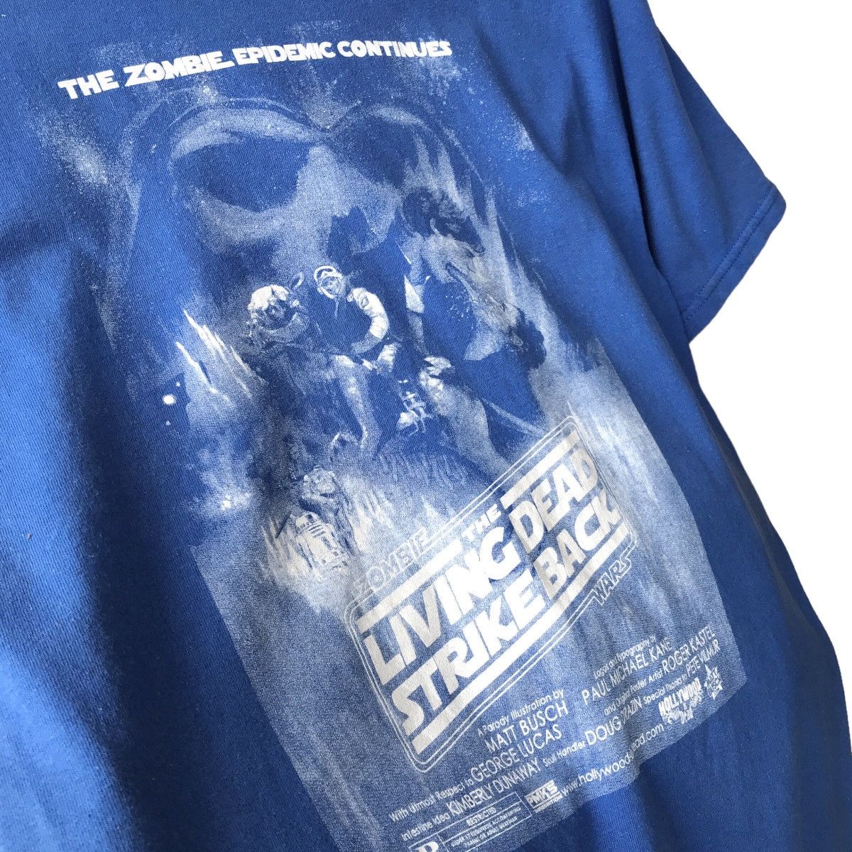 Gildan × Star Wars Matt Busch Hollywood Is Dead Star Wars Parody Art Tee Size US M / EU 48-50 / 2 - 4 Thumbnail