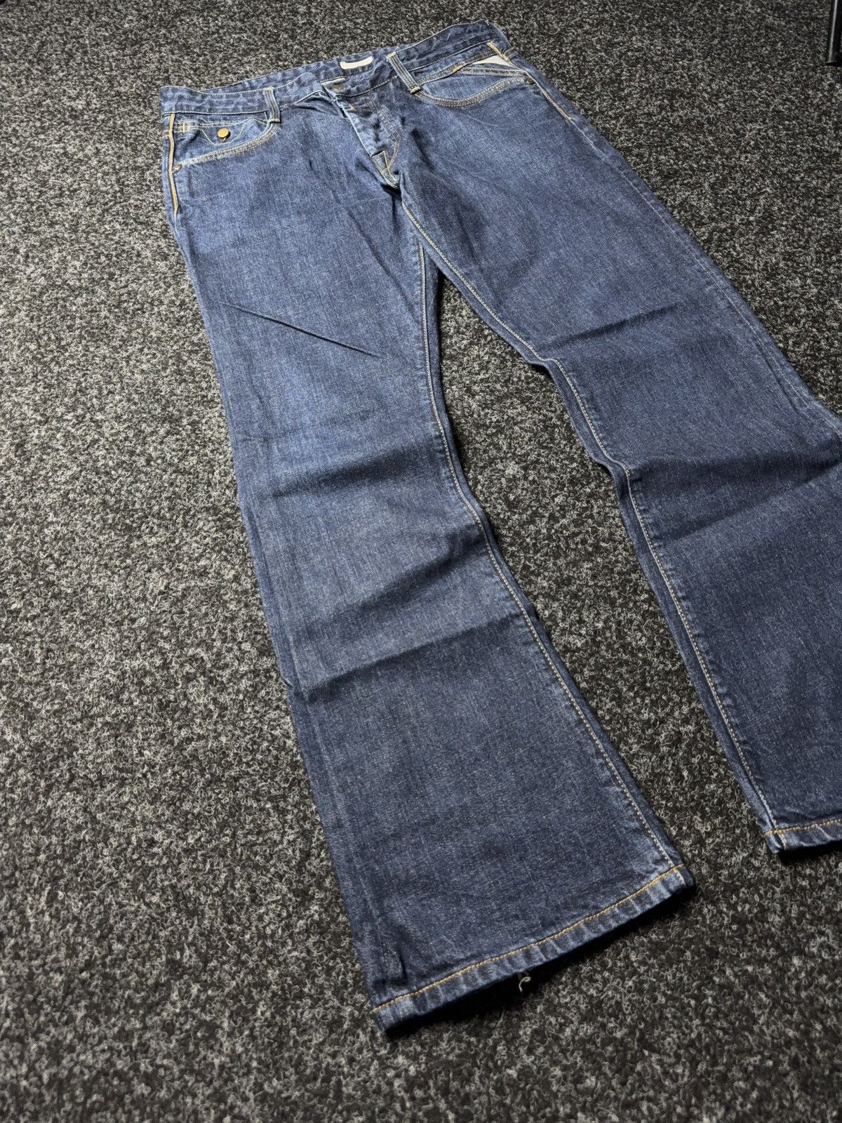 Replay Luxury 00s Y2K Replay Jimi Jeans M983 Straight Bootcut Denim Size US 34 / EU 50 - 2 Thumbnail