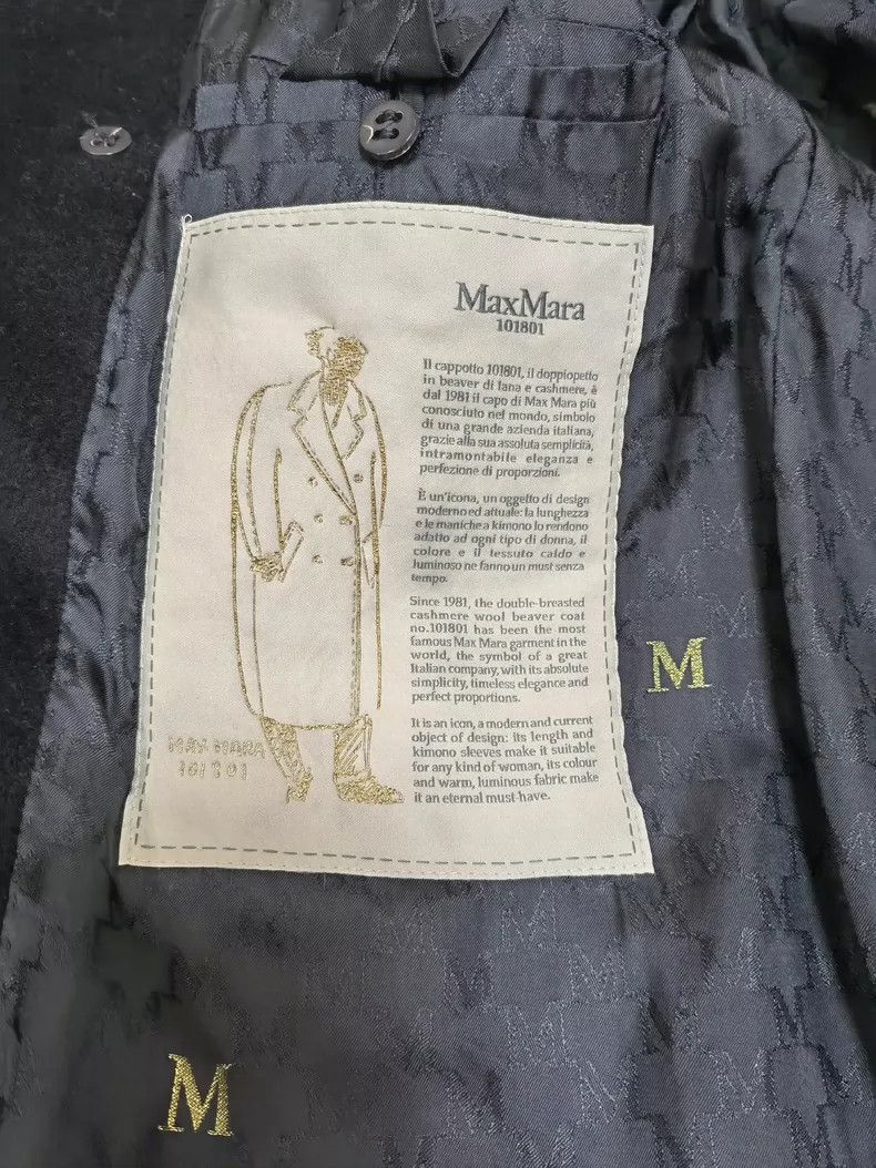 Max Mara Max Mara 101801 Black Coat Size XL / US 12-14 / IT 48-50 - 4 Thumbnail