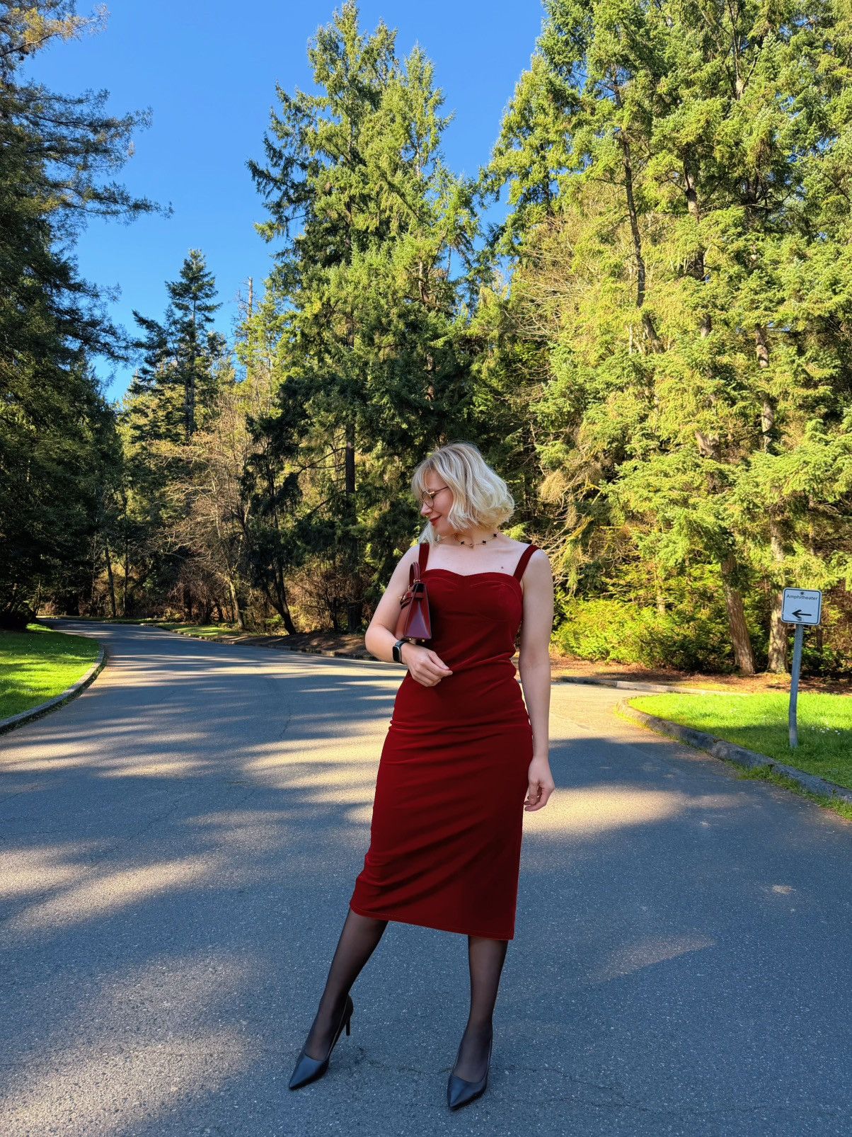 Other Red dress Size L / US 10 / IT 46 - 3 Thumbnail