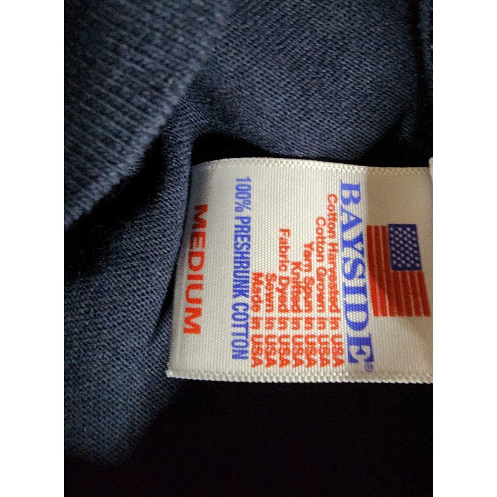 Vintage Bayside Mens M Old Glory Betsy Ross Defend This American Flag Just Do It Shirt Shirt Mens M Blue Cotton Short Sleeve Crew Neck Vintage No Size US M / EU 48-50 / 2 - 4 Thumbnail