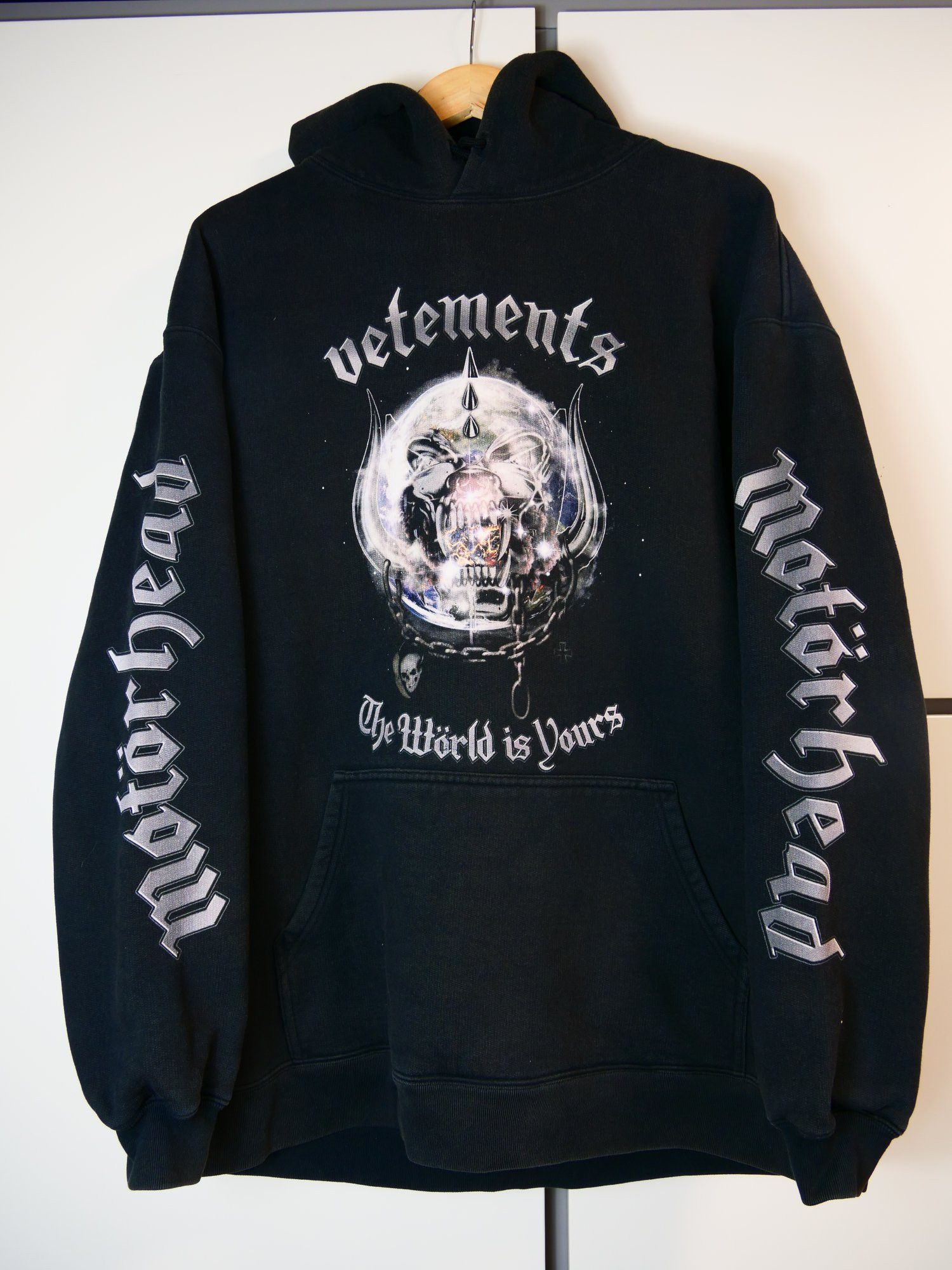 Vetements Vetements world is yours motor head hoodie | Grailed