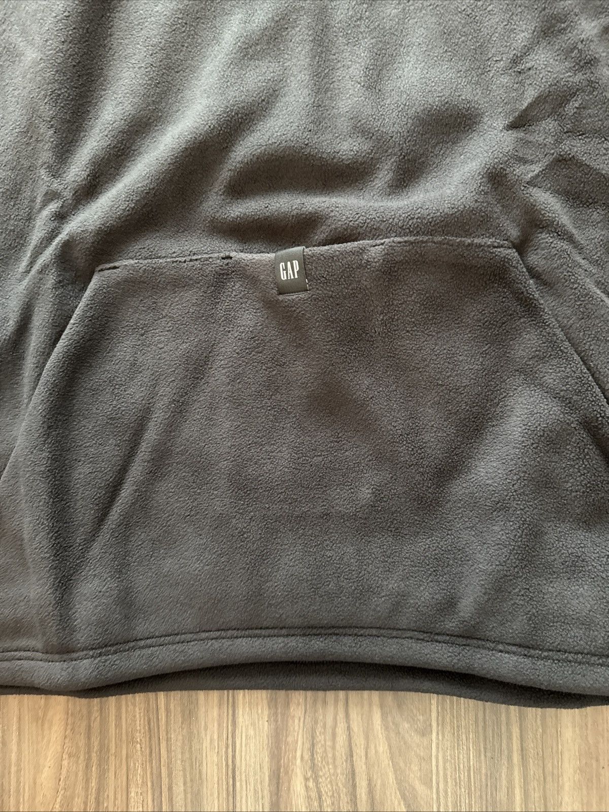 Balenciaga × Gap × Yeezy YEEZY x GAP x Balenciaga 32 Polar Fleece Hoodie Black - XL Size US XL / EU 56 / 4 - 2 Thumbnail