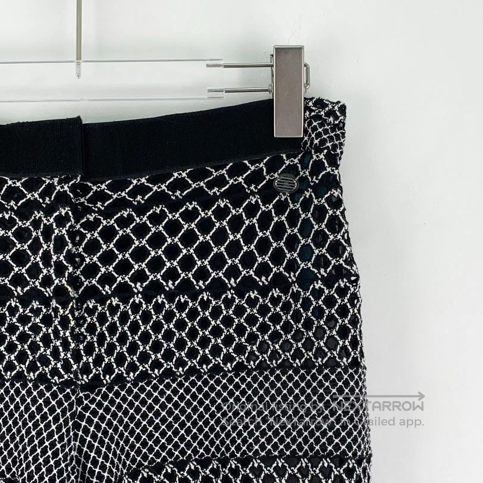 Chanel Chanel Black Knit Wool Casual Pants. Size 37" - 3 Thumbnail