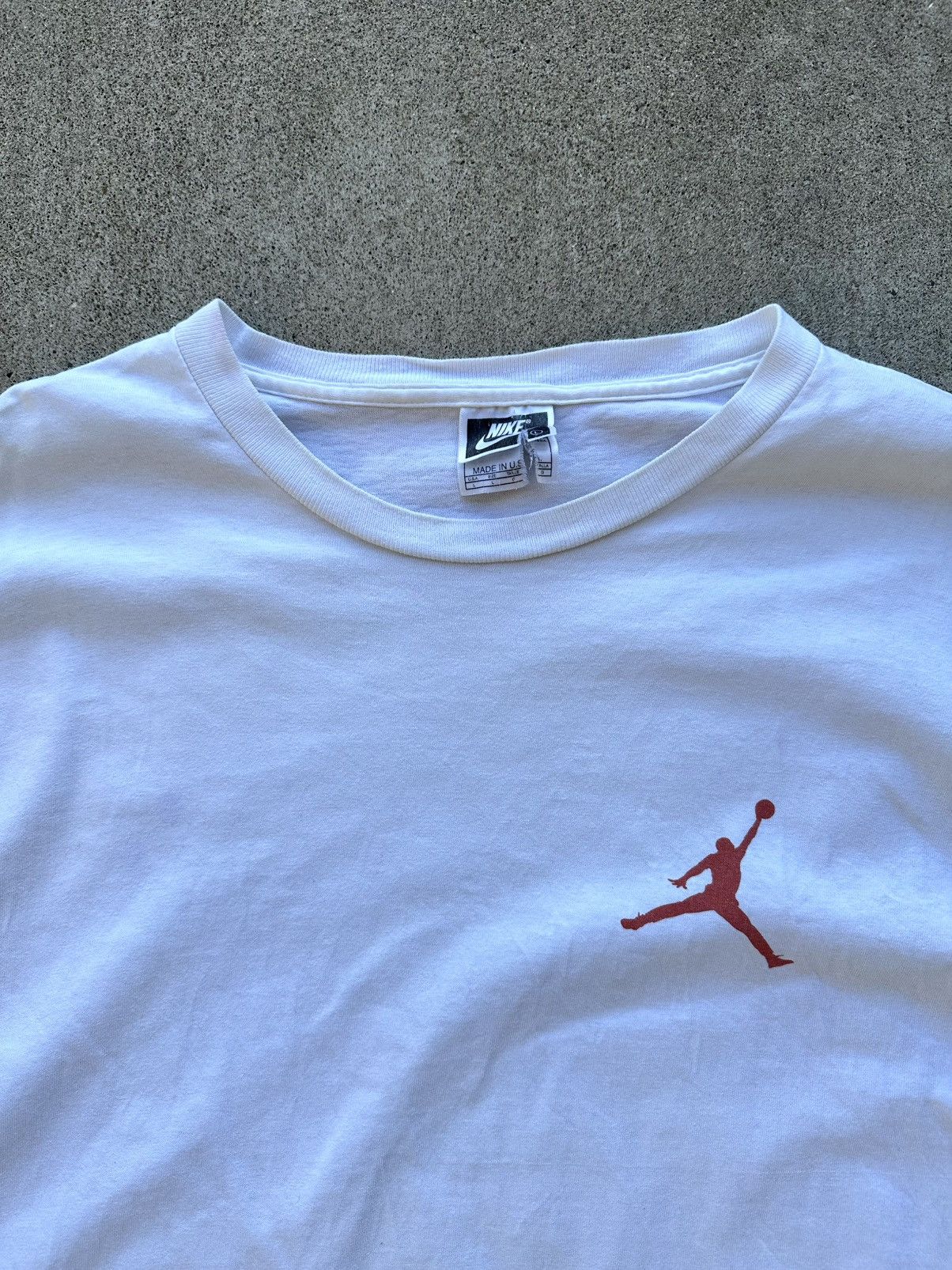 Nike × Vintage Vintage Nike Michael Jordan T Shirt 90s Xl 10 Reasons Size US XL / EU 56 / 4 - 3 Thumbnail