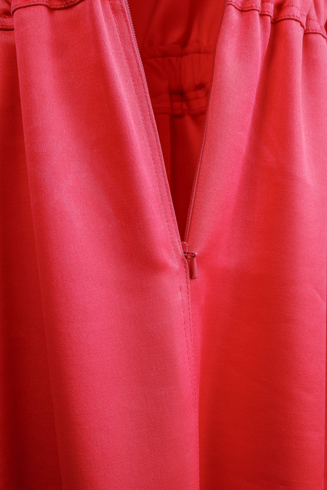 Brandon Maxwell Brandon Maxwell AW/19 Silk-Shantung Cape-Sleeve Midi Dress Size S / US 4 / IT 40 - 8 Thumbnail