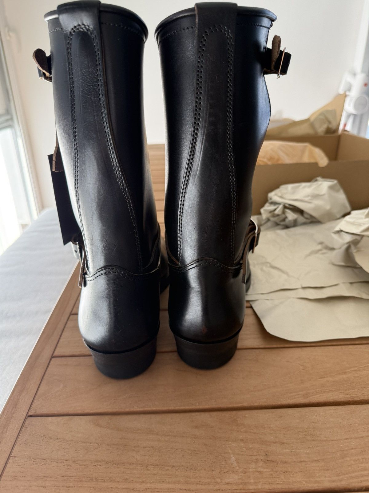 ATTRACTIONS Attractions Lot 444 Engineer Boot Black Horsebutt Sz 11.5 Size US 11.5 / EU 44-45 - 5 Thumbnail