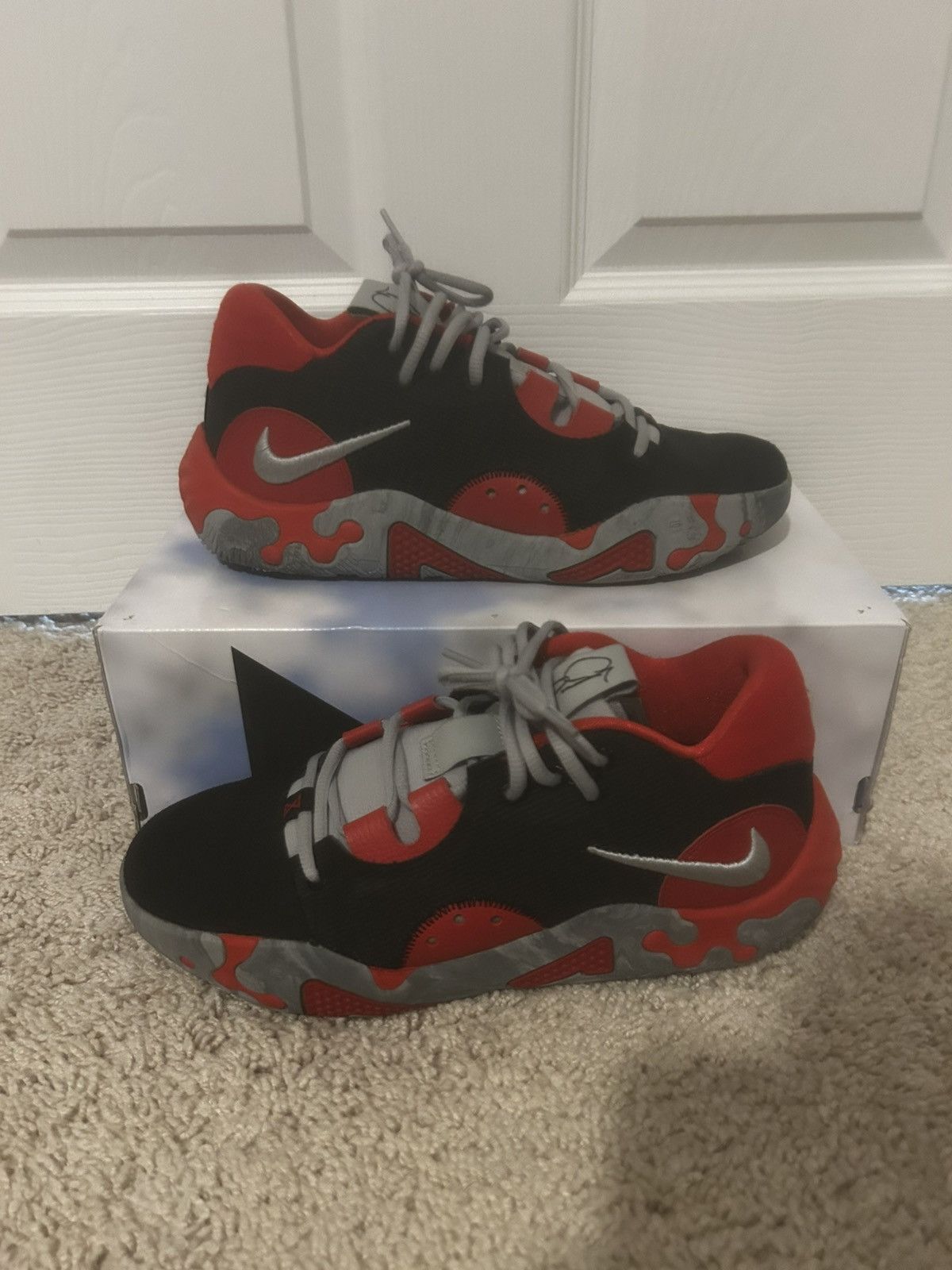 Nike Nike PG “Bred” Men’s Basketball Shoes Size 8 Size US 8 / EU 41 - 1 Thumbnail