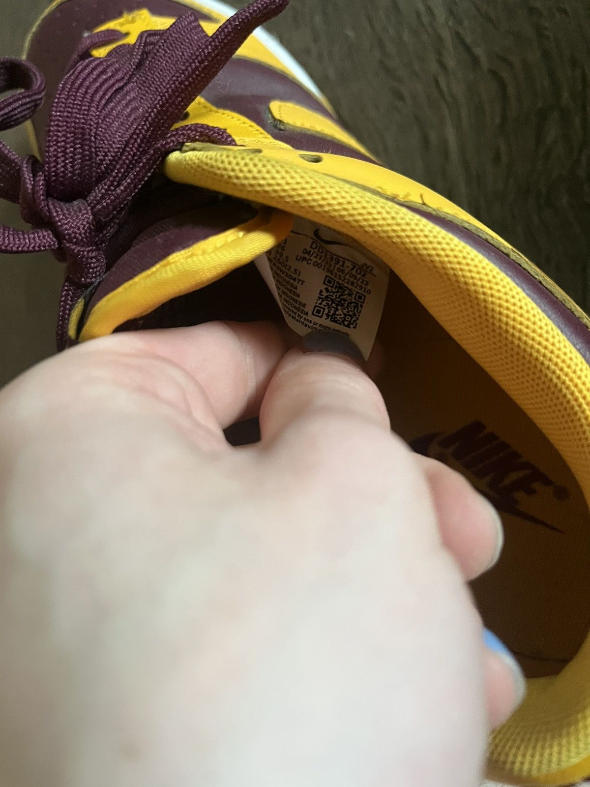 Nike Nike Dunk Low ASU Size US 8 / EU 41 - 5 Thumbnail