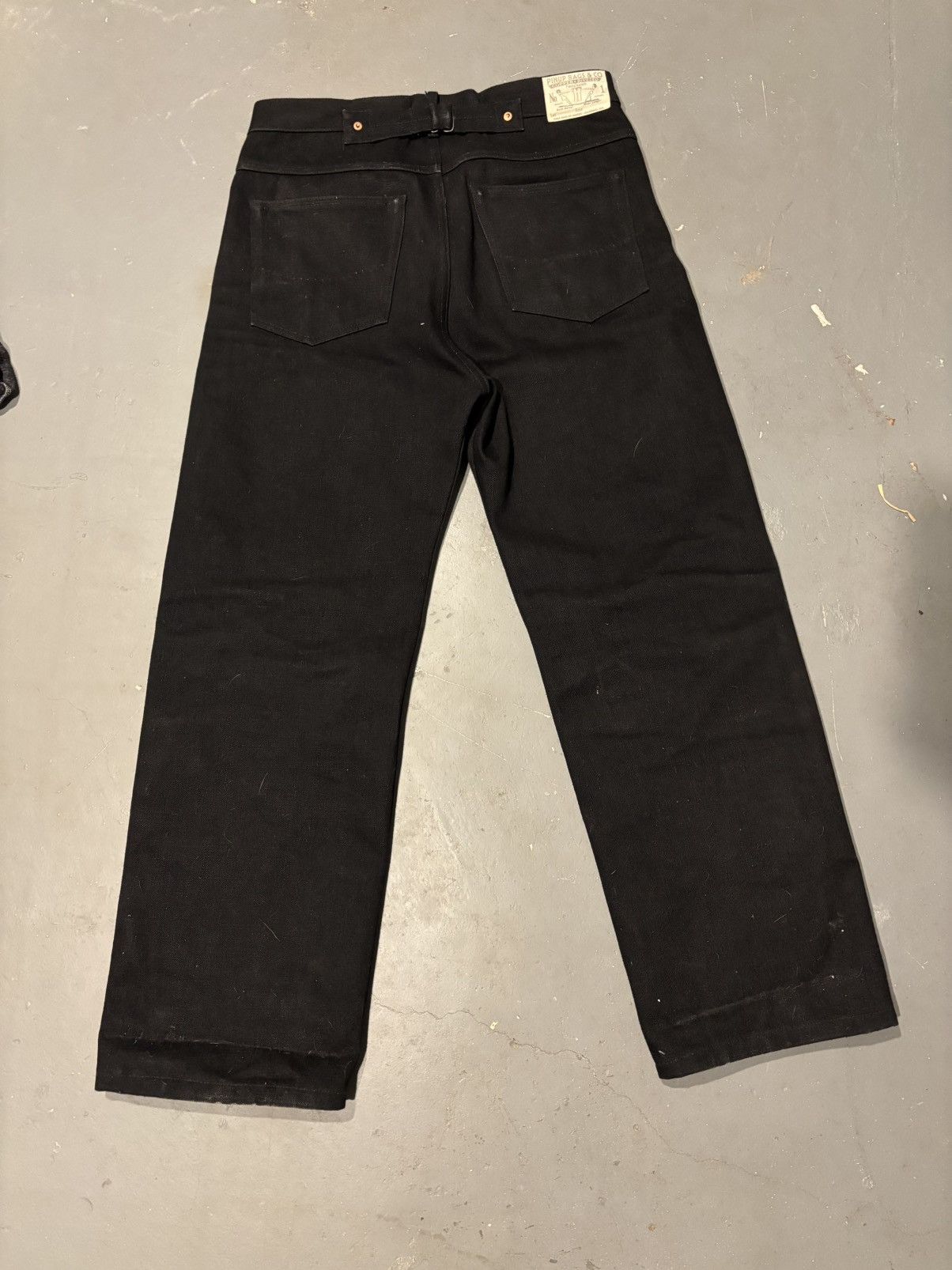 Vintage Pinup rags black 1937 jeans Size US 32 / EU 48 - 2 Thumbnail