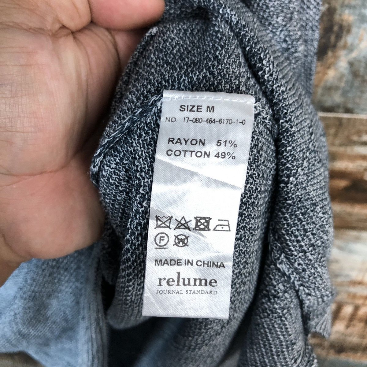Homespun Knitwear × Japanese Brand × Journal Standard Relume journal standard Grey Knitwear #A2223 Size US M / EU 48-50 / 2 - 11 Thumbnail