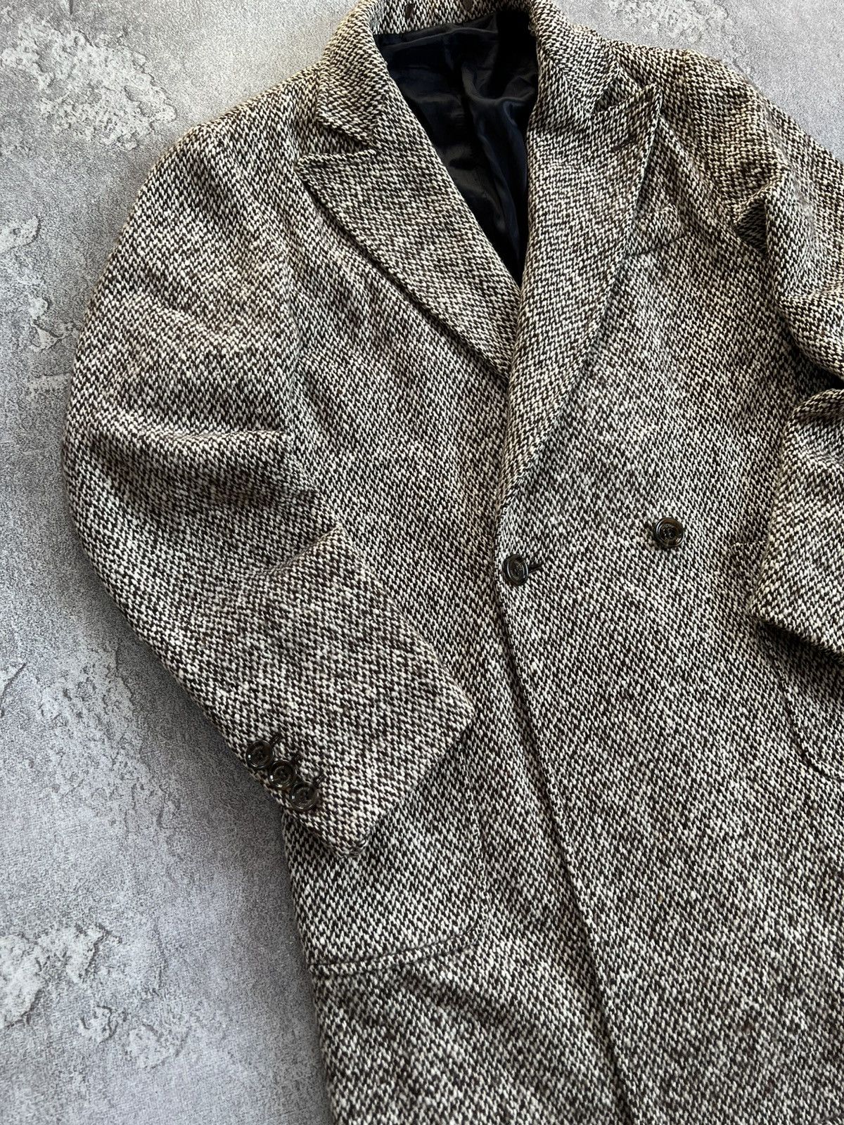 Eleventy Eleventy Men’s Double Breasted Wool Tweed Coat Italy Size 46 Size US M / EU 48-50 / 2 - 4 Thumbnail
