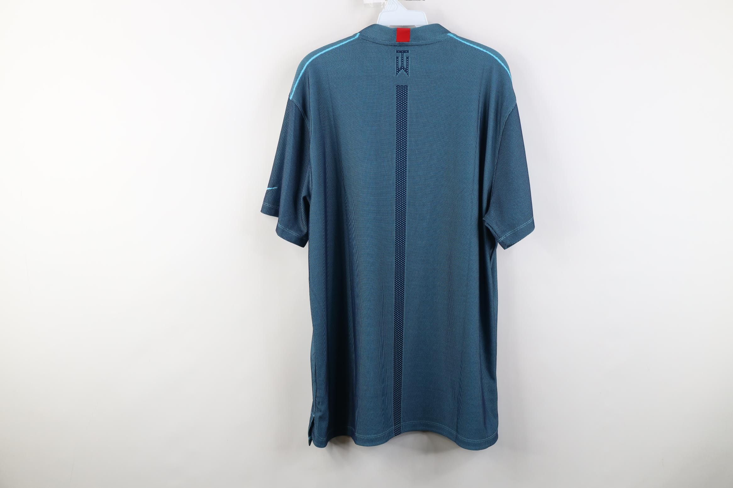 Nike Nike Tiger Woods Collection Collar Golf Polo Shirt Blue Size US L / EU 52-54 / 3 - 10 Thumbnail