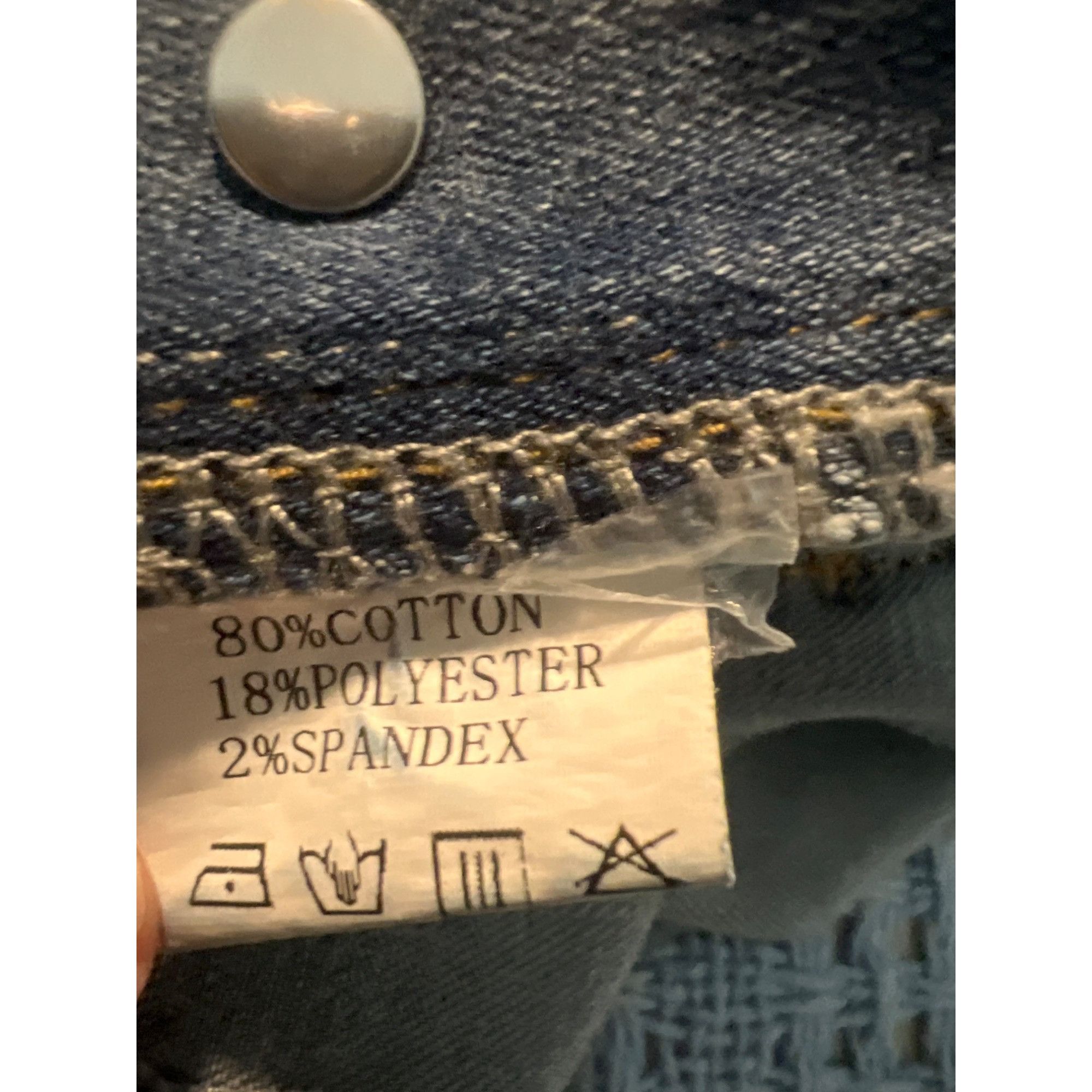 Other Denim Jean Overalls Women Adjustable Straps Straight Leg Str Size 32" / US 10 / IT 46 - 5 Thumbnail