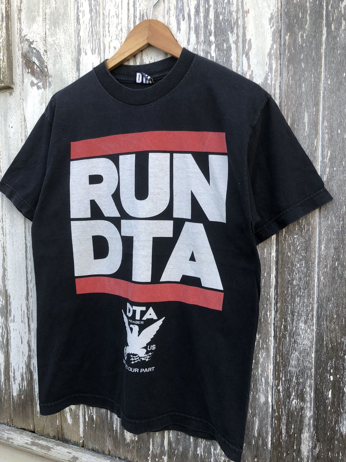 Band Tees Vintage Y2K RUN DMC Parody RUN DTA Member Tshirts Size US M / EU 48-50 / 2 - 6 Thumbnail