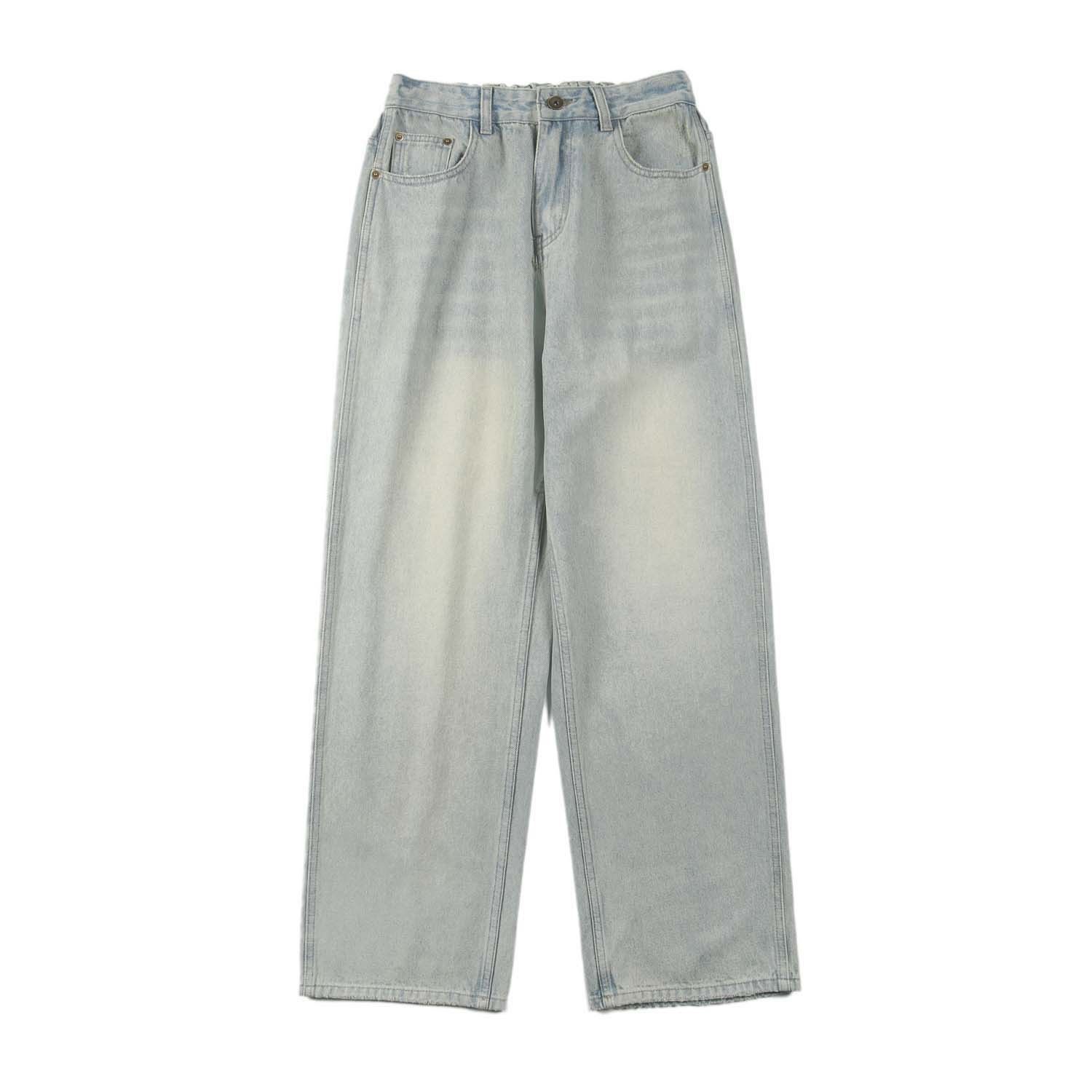 Japanese Brand American vintage washed distressed men's baggy jeans Size US 32 / EU 48 - 4 Thumbnail