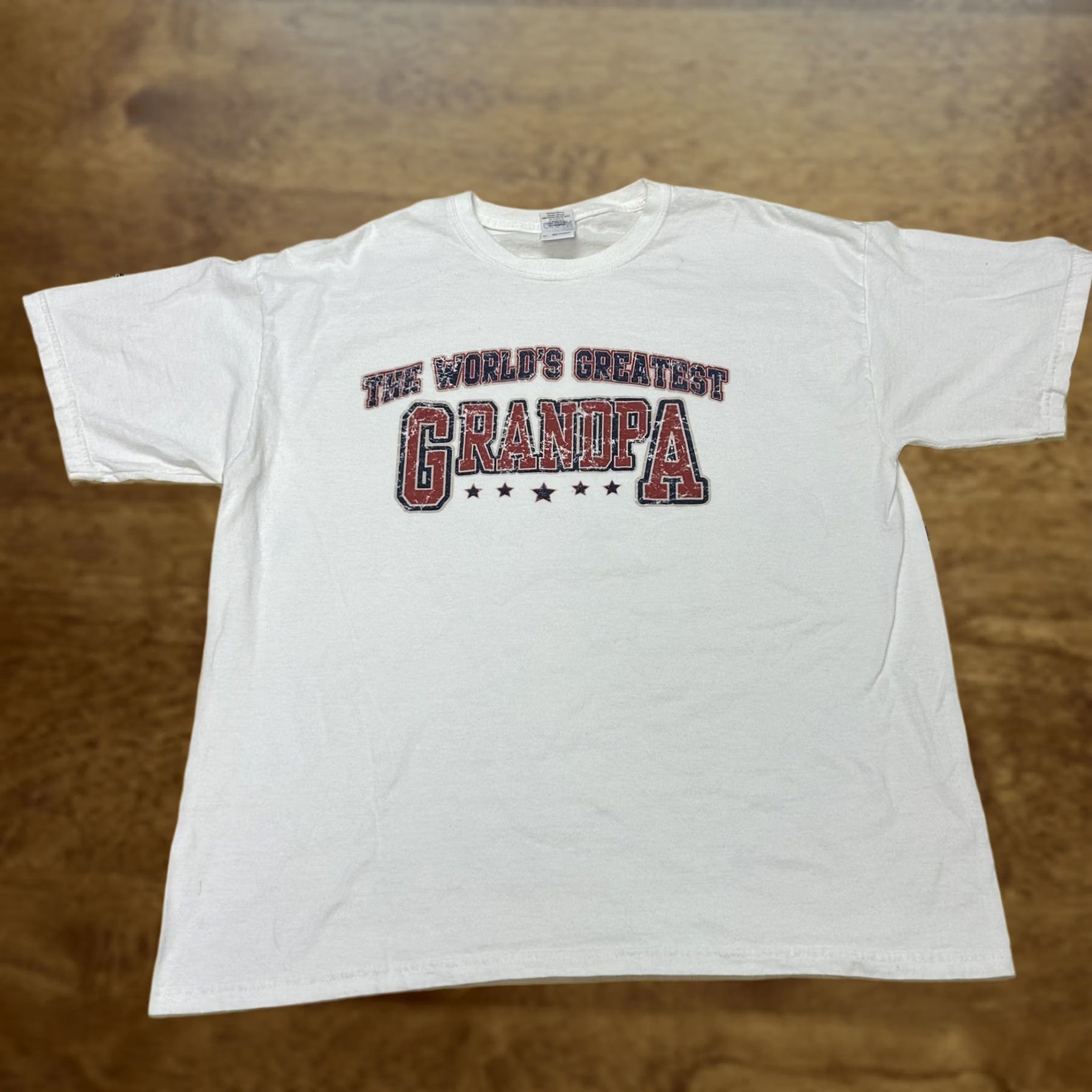 Gildan Grandpa Shirt Mens XL White Gildan Graphic Tee T-Shirt Size US XL / EU 56 / 4 - 1 Thumbnail