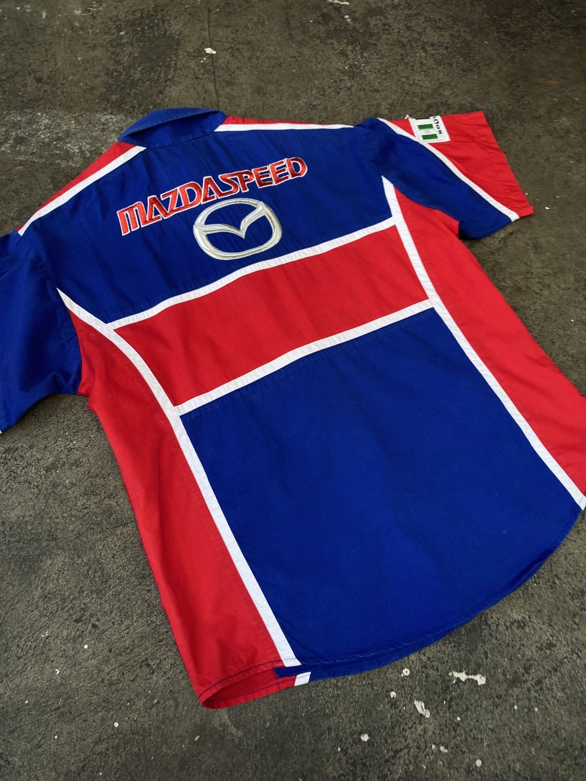 Formula 1 × NASCAR × Vintage Vintage 90s Mazda Speed Racing Shirt Size US M / EU 48-50 / 2 - 11 Thumbnail