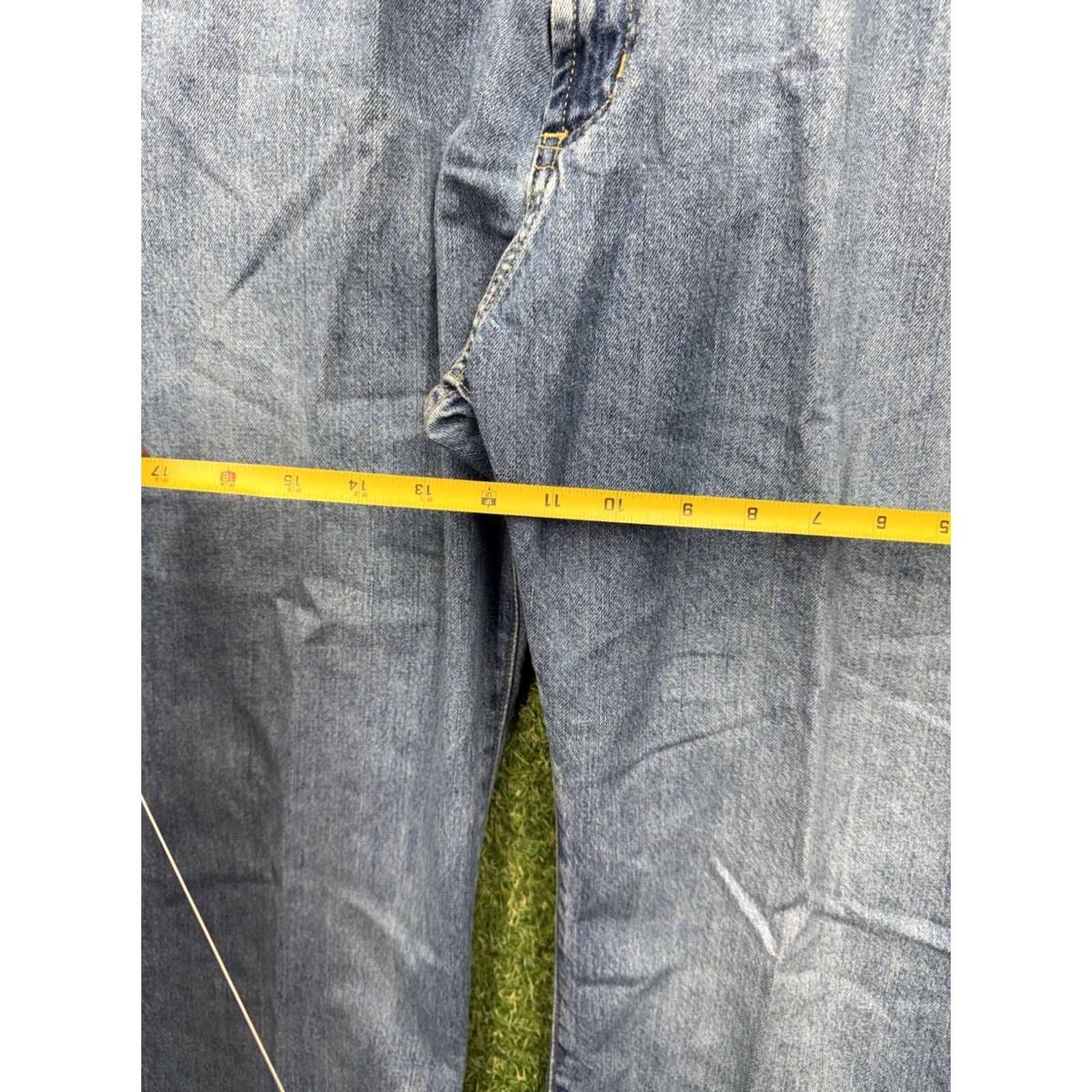 Polo Ralph Lauren Polo Ralph Lauren Hampton Jeans Mens 36x30 Relaxed Straight Light Wash Denim 5-Pocket Logo 90s Preppy Style Mens Jeans Size US M / EU 48-50 / 2 - 5 Thumbnail