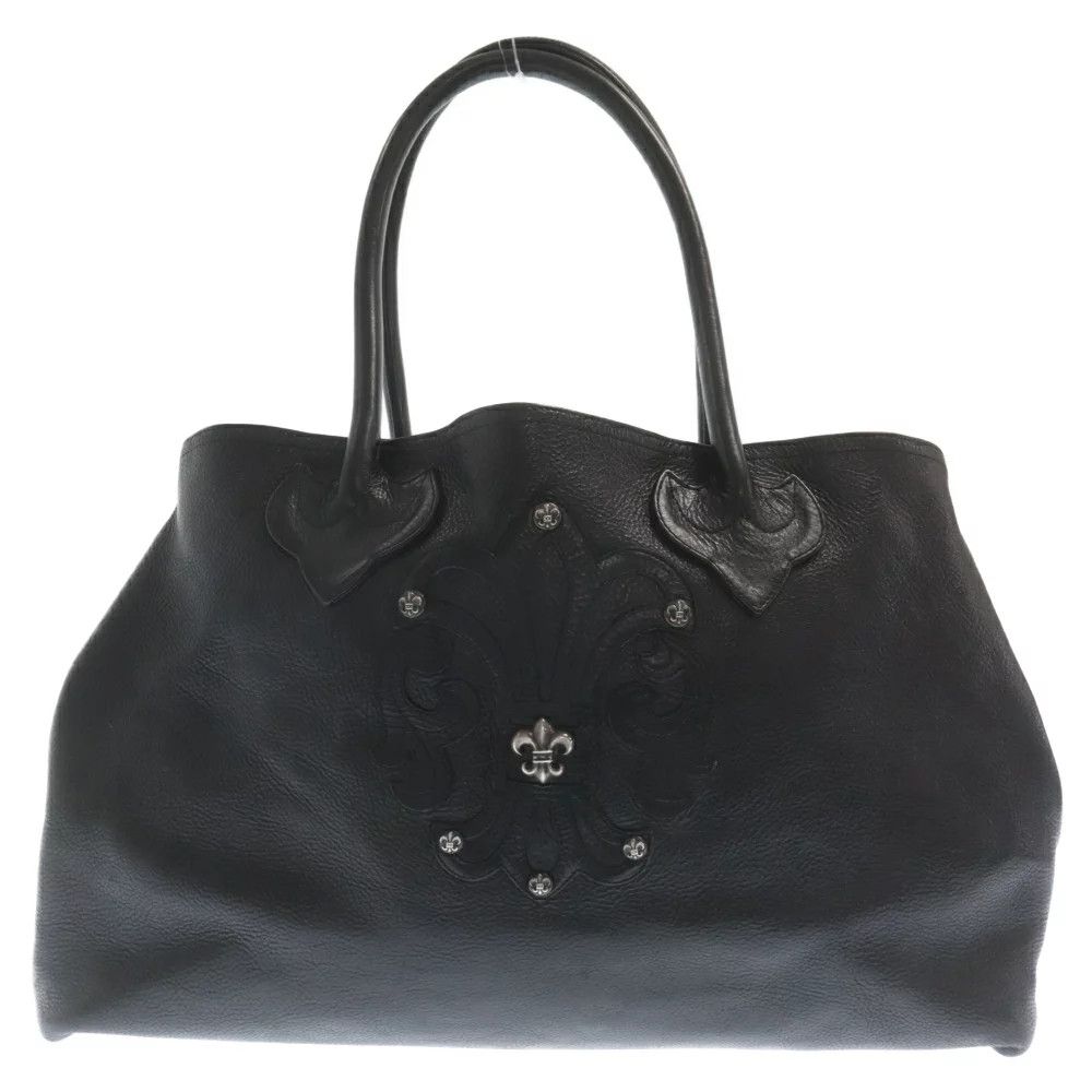 Chrome Hearts Chrome Hearts Leather Fleur Tote Bag | Grailed